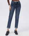 Hello Miss | Mom jeans Indy-1 Donkerblauw