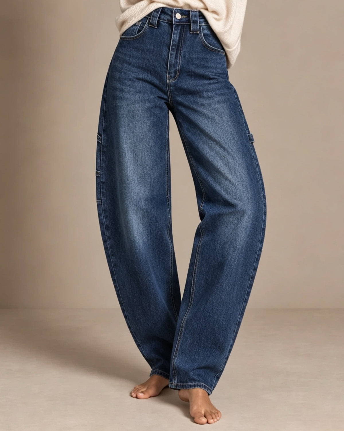 Laulia | Ballon jeans Sem Donkerblauw
