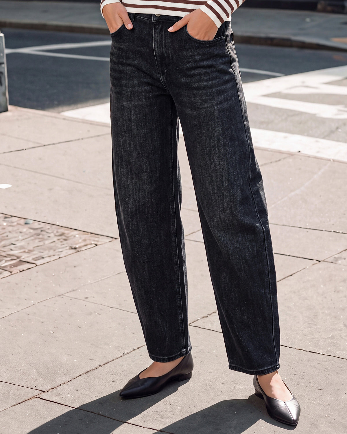Jewelly | Ballon jeans met glitters Quinty Zwart