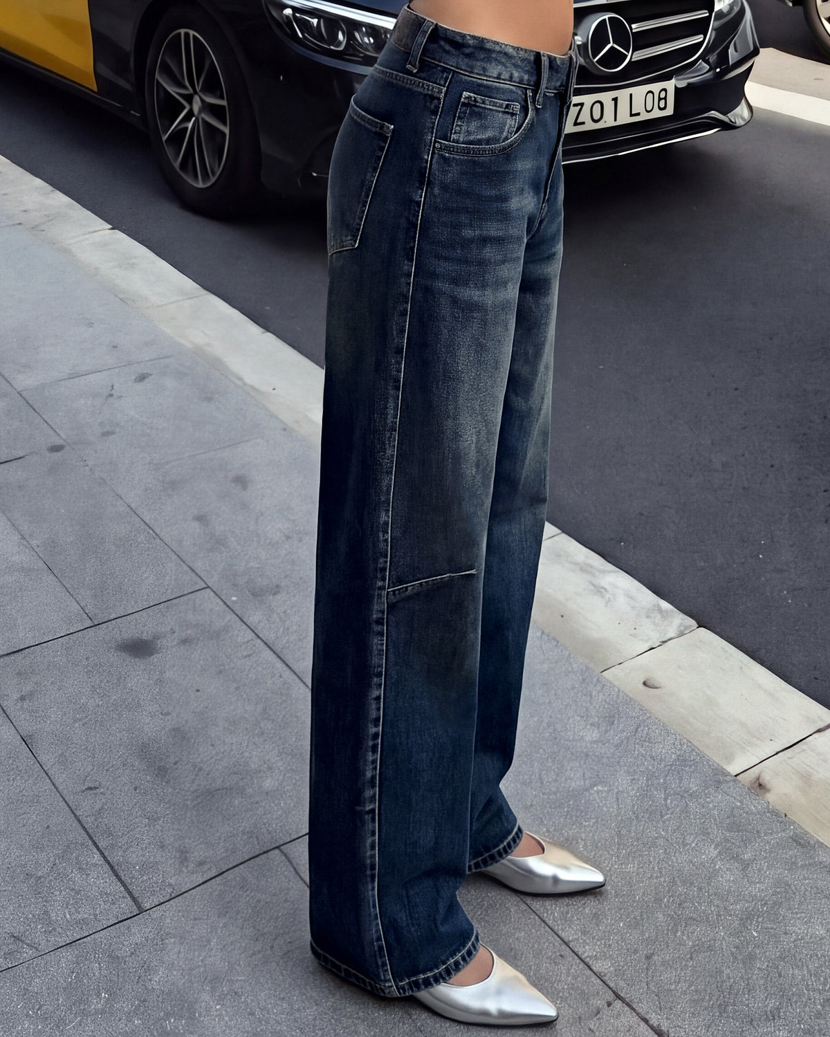 Jewelly | Ballon jeans Carmen Donkerblauw
