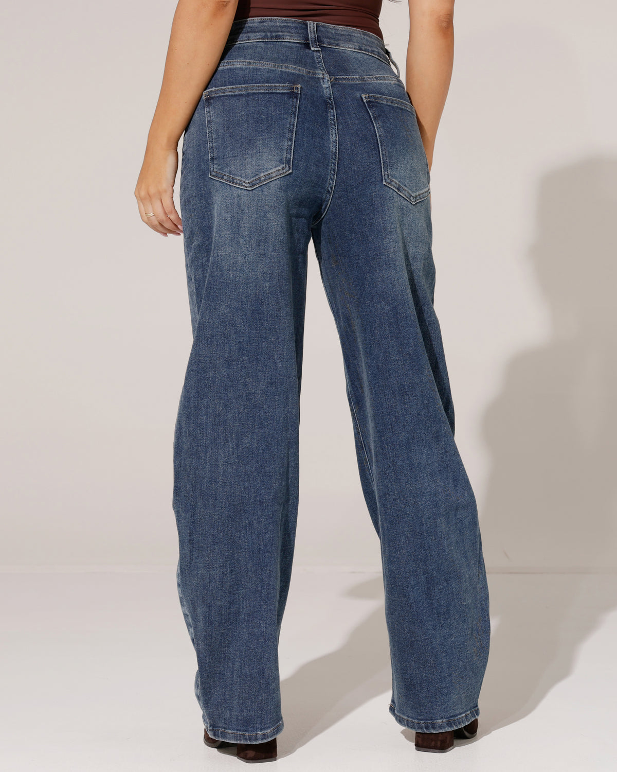 Laulia | Ballon jeans Levina-3 Donkerblauw