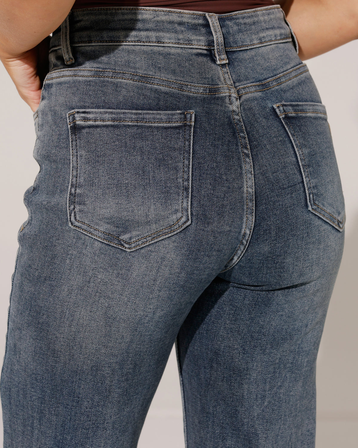 VS Miss | Wide leg jeans Renske Donkerblauw