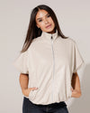Leatherlook jacket Saar Beige