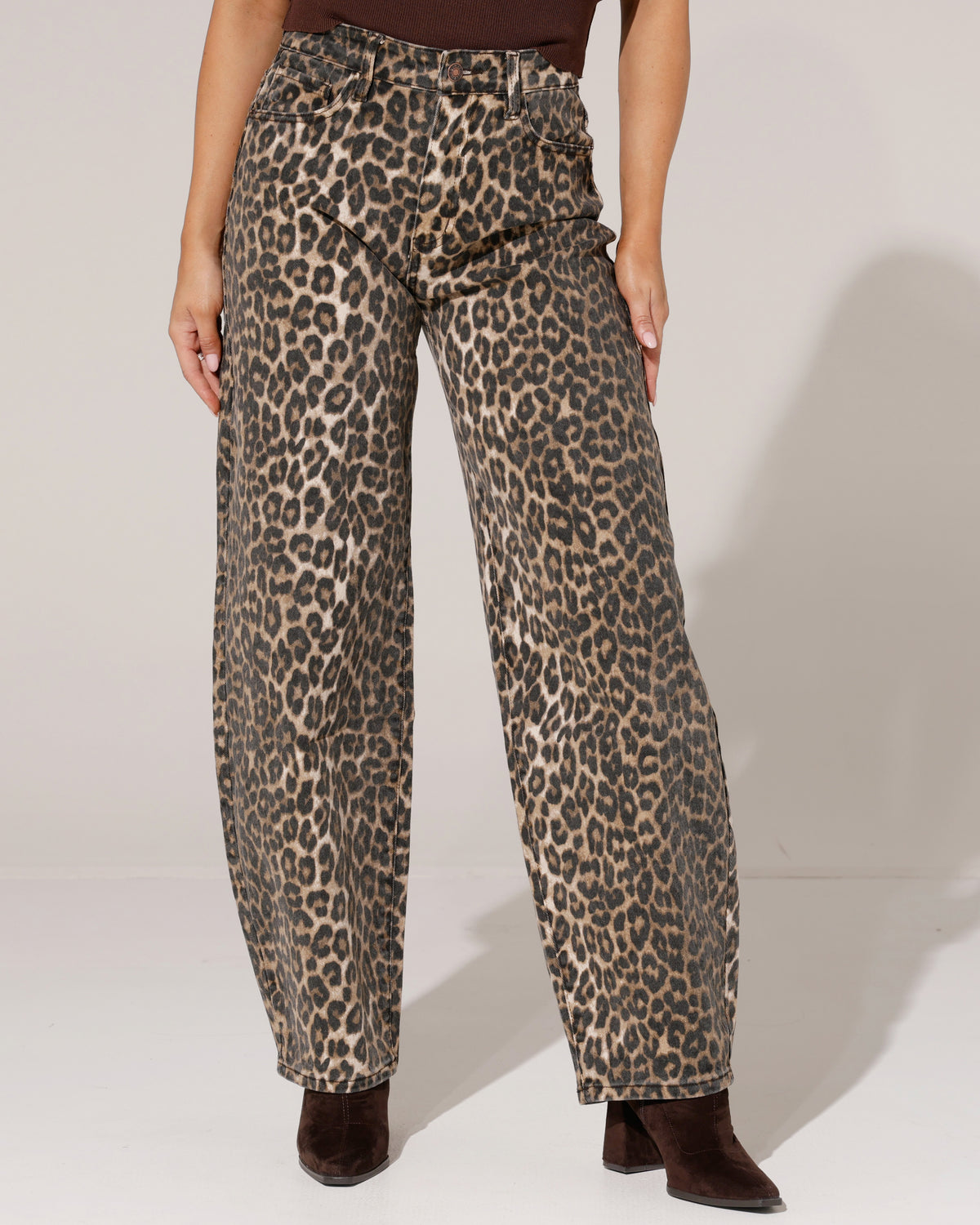 Laulia | Ballon jeans Zoey Panter Bruin