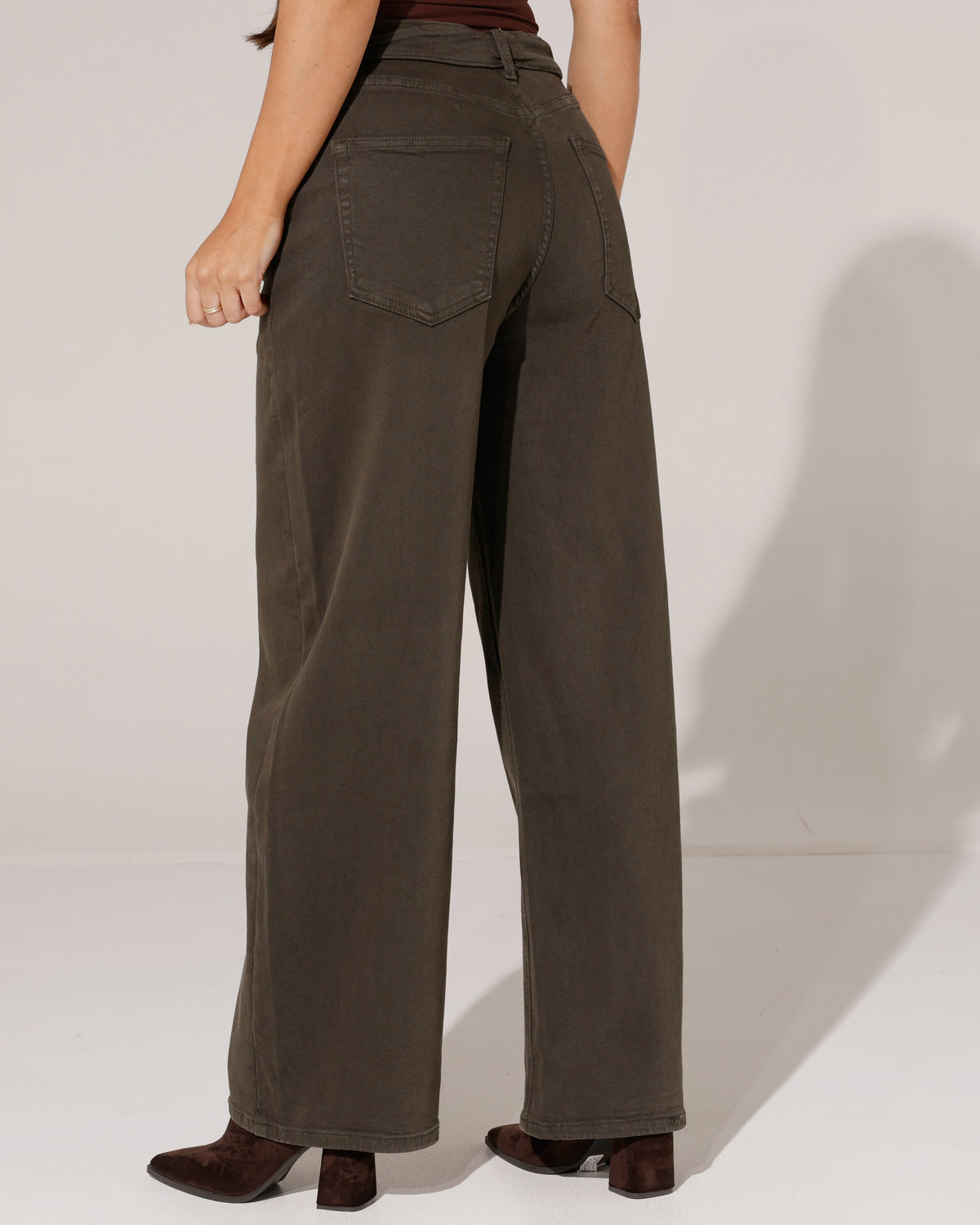 Jewelly | Ballon jeans Yolla-5 Donkergroen