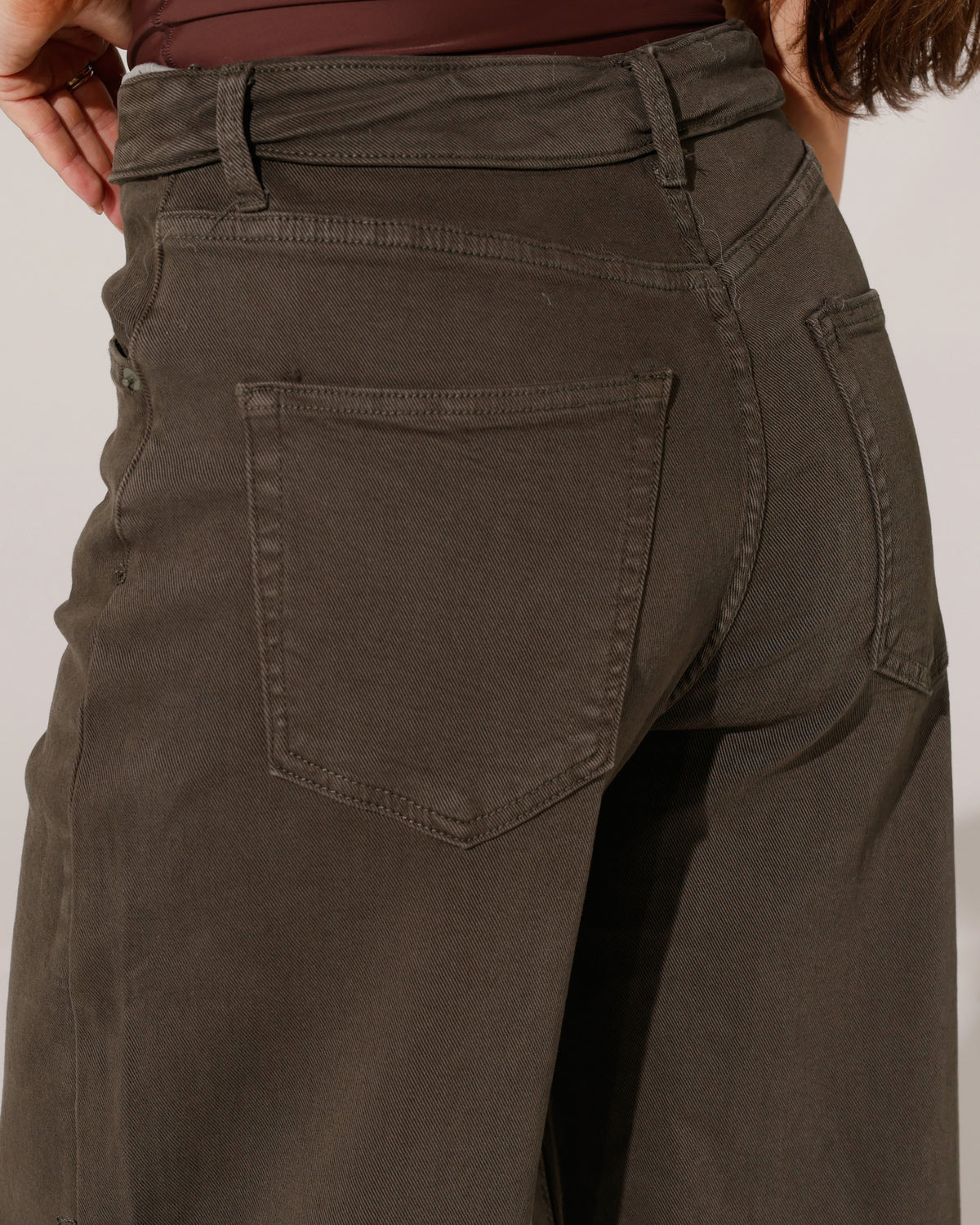 Jewelly | Ballon jeans Yolla-5 Donkergroen