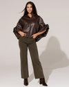 Leatherlook blouse Billy Bruin