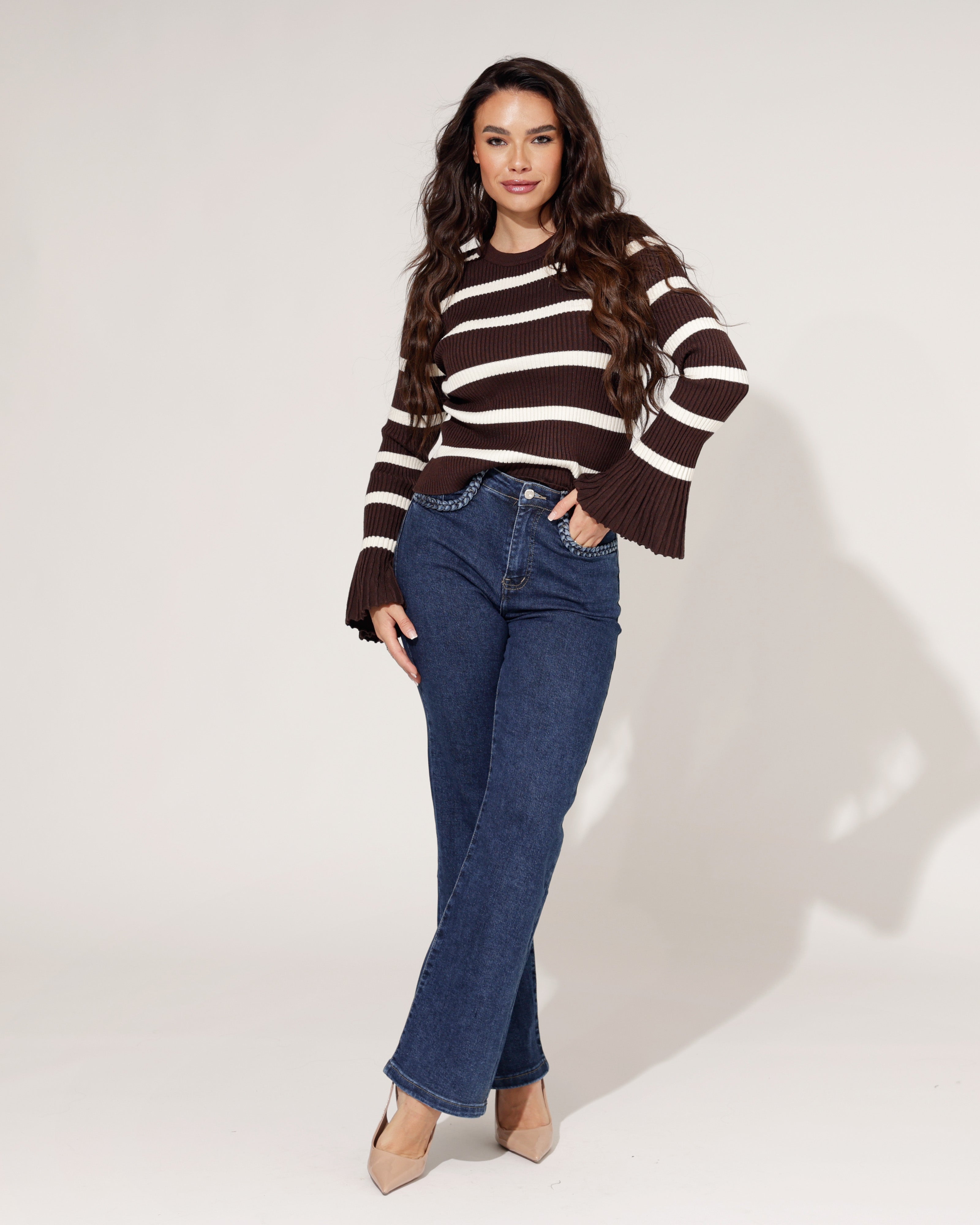 Folyrose | Wide leg jeans Sofia-D Blauw