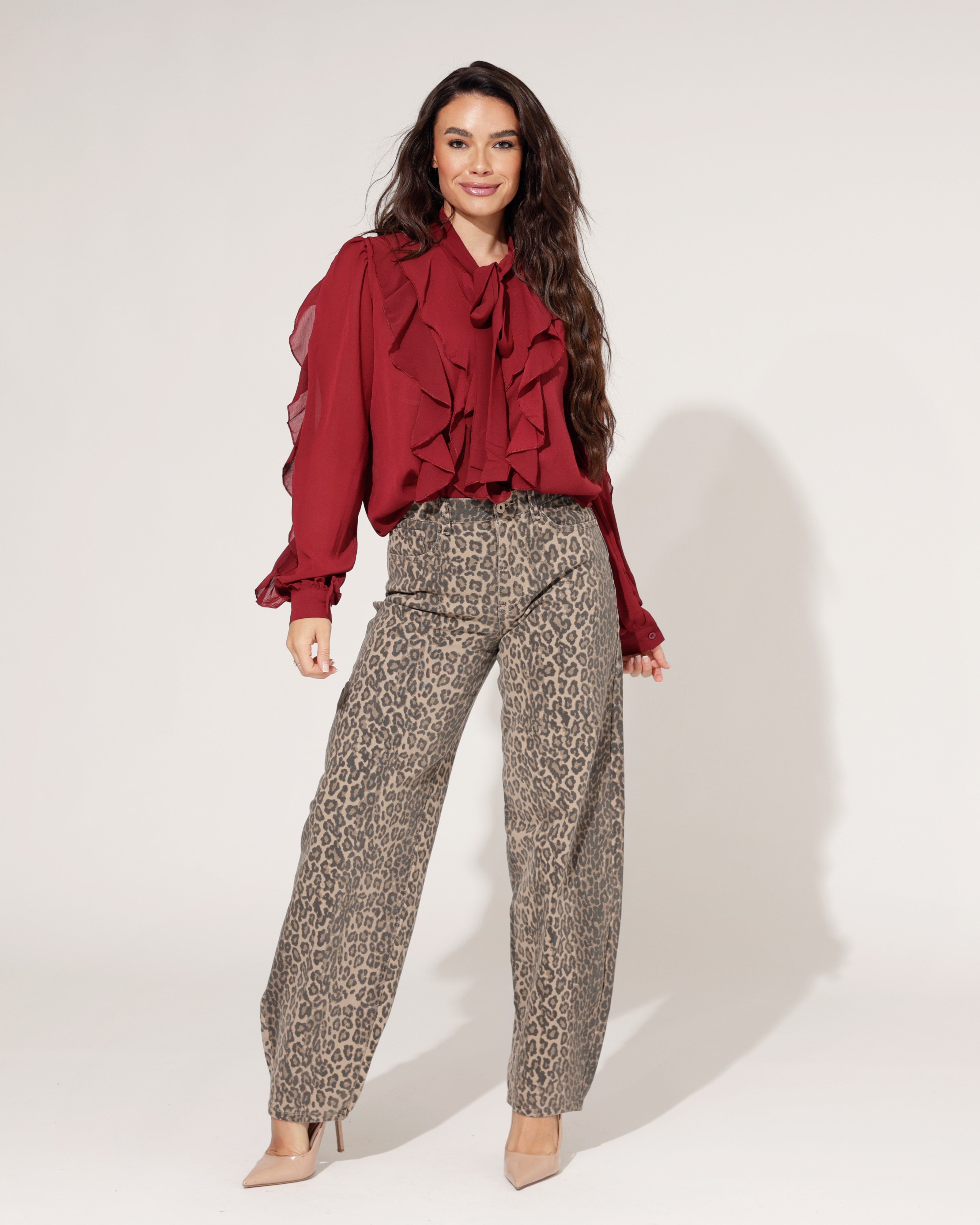 Laulia | Ballon jeans, full length Lily Panter Bruin