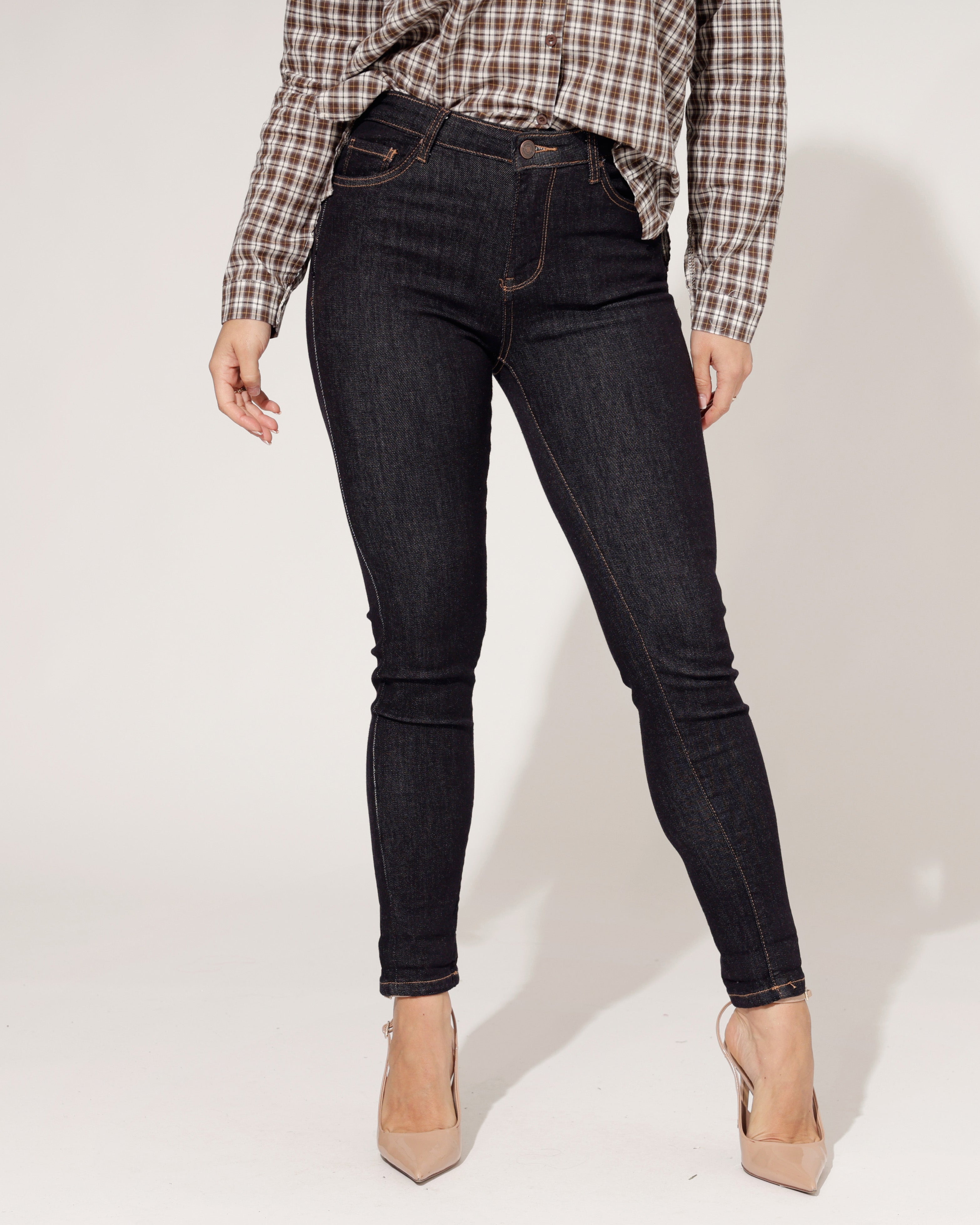 Redseventy | Skinny jeans Linney-12 Donkerblauw