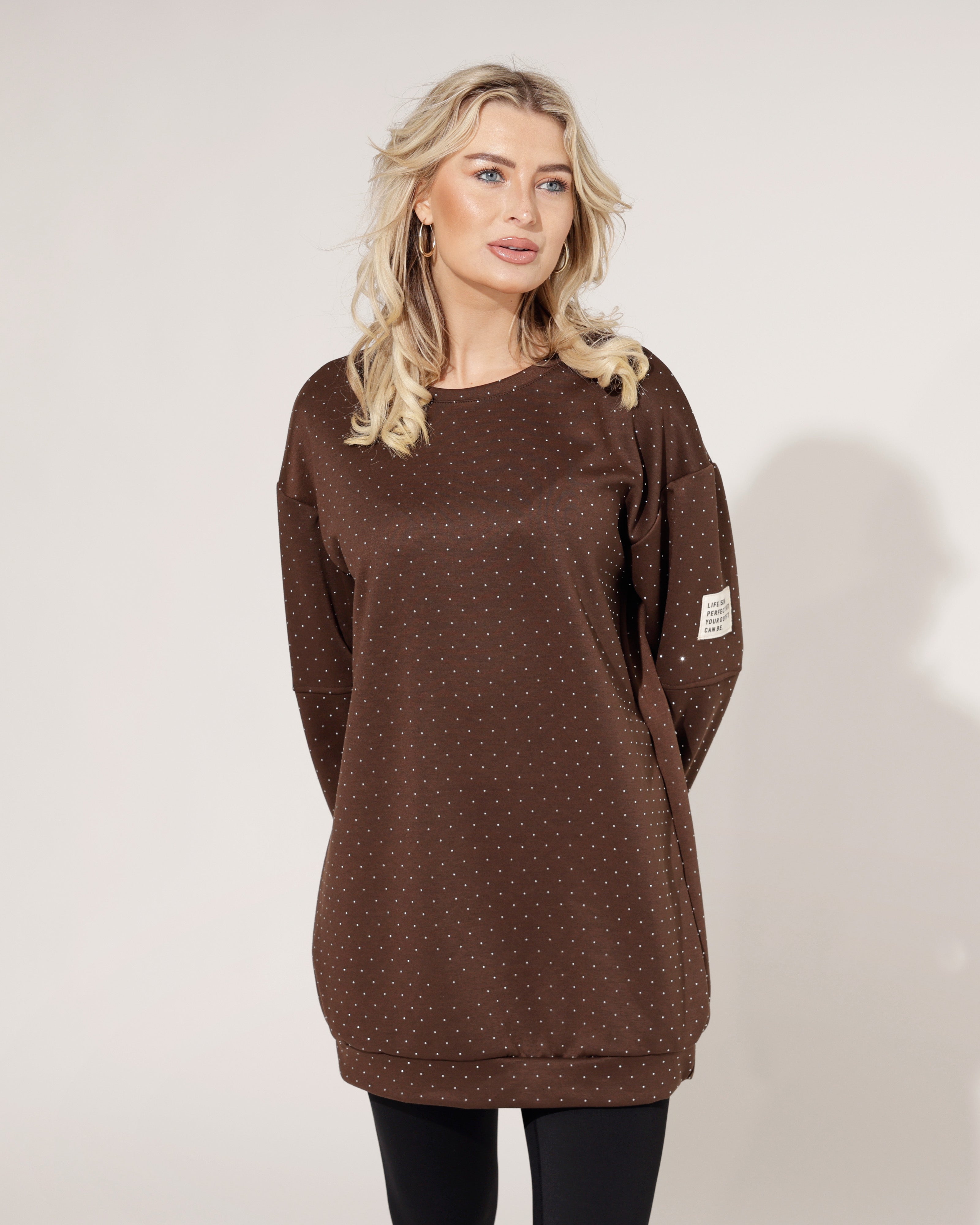 Jurk Lesley Donkerbruin