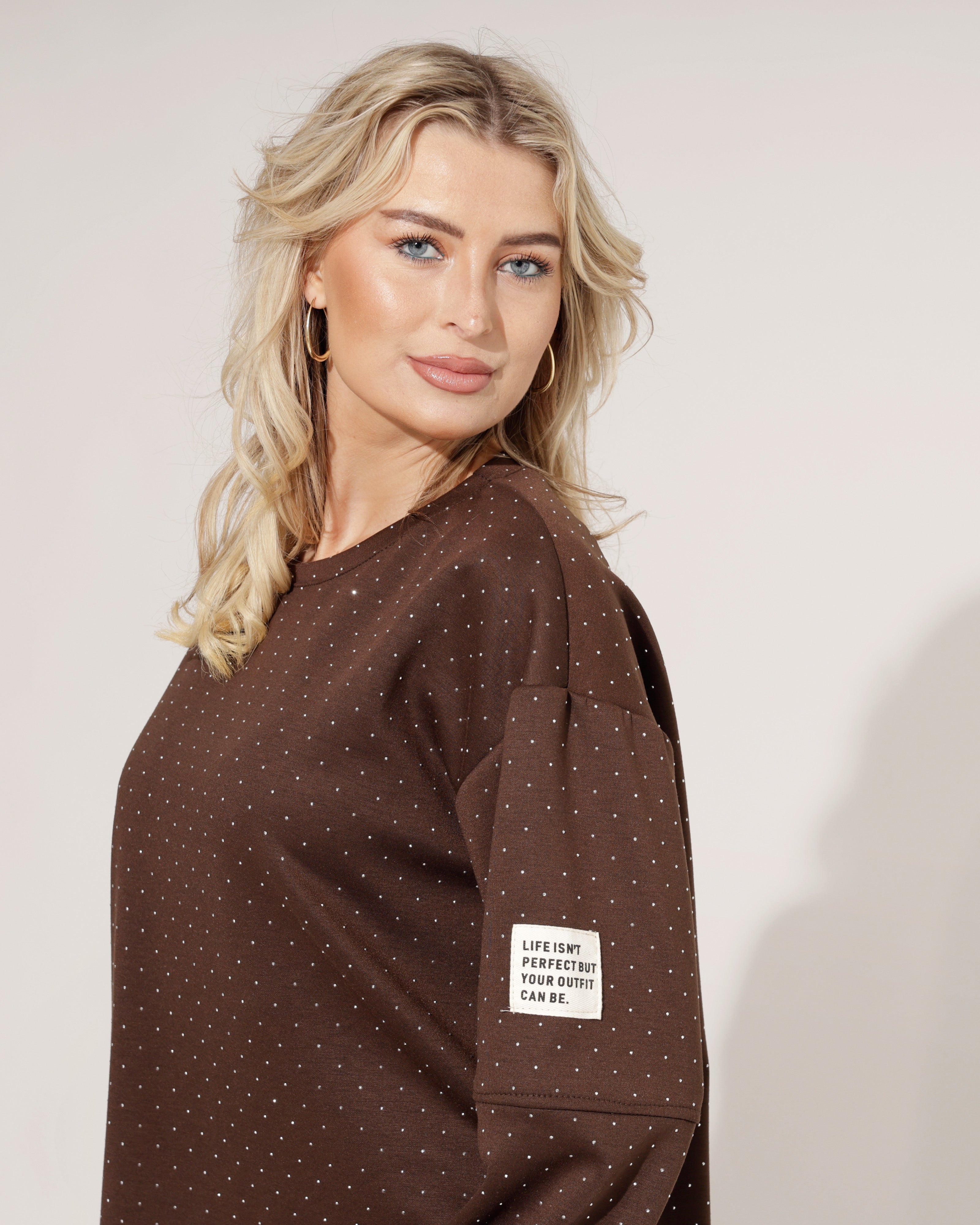 Jurk Lesley Donkerbruin