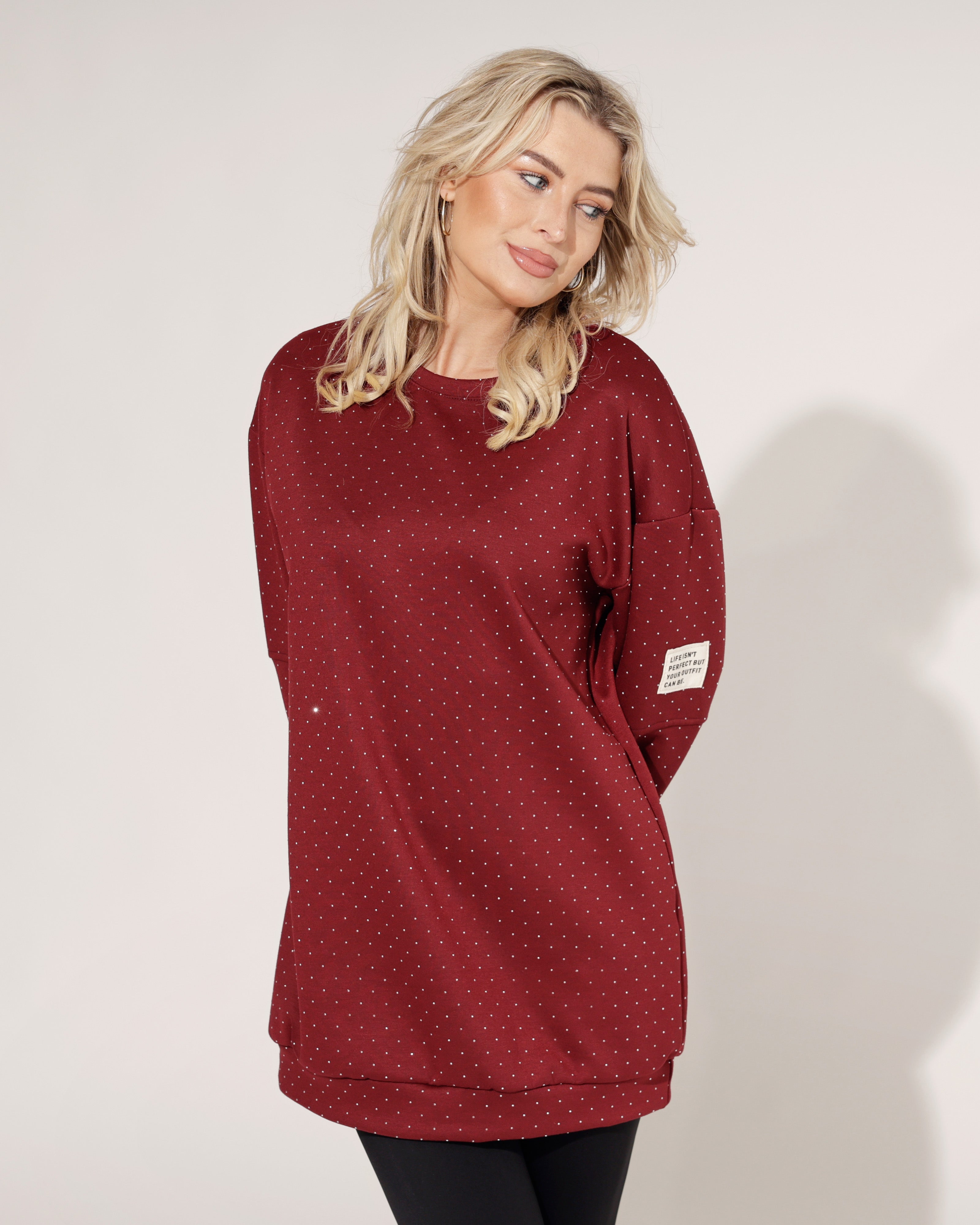 Jurk Lesley Bordeaux