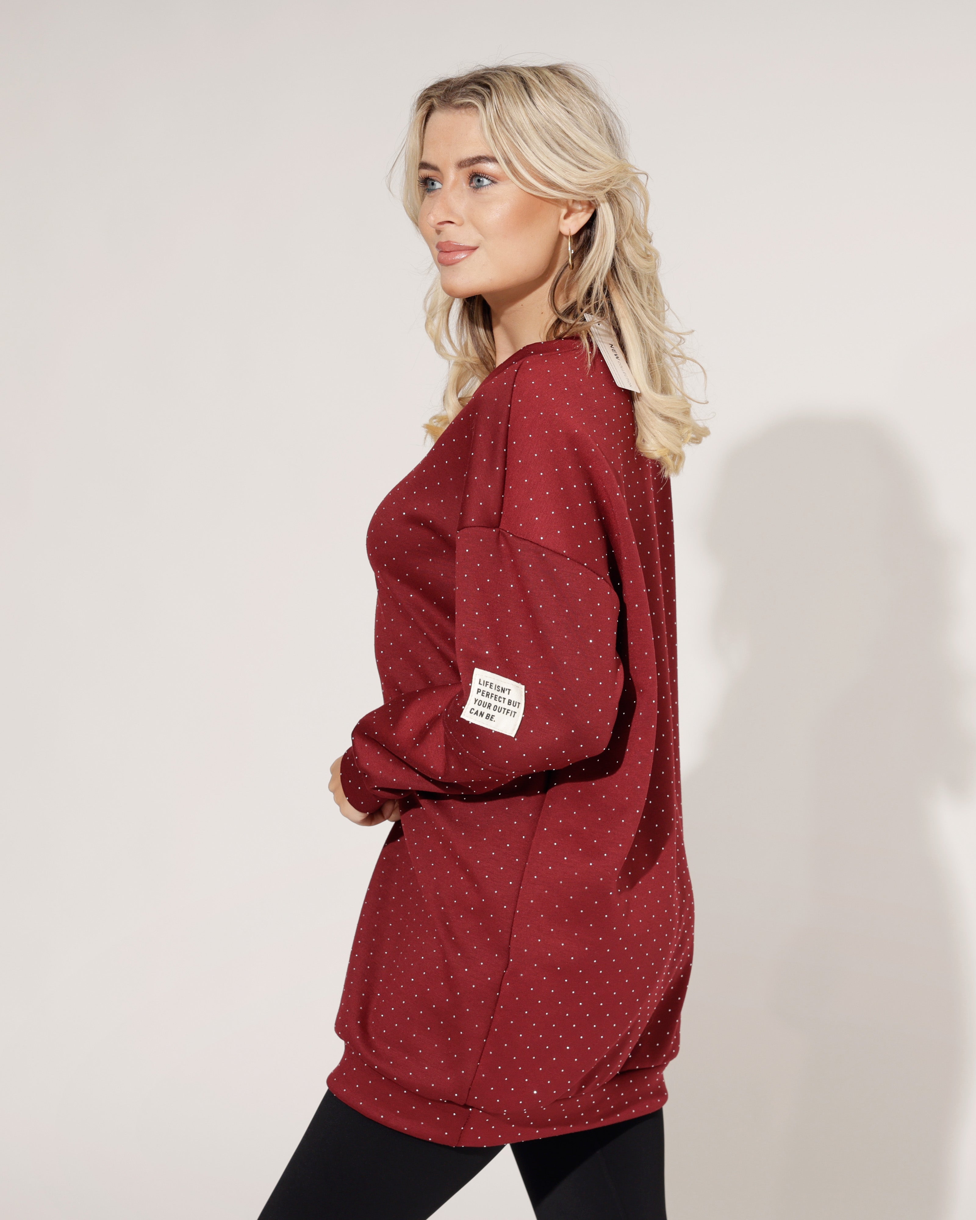 Jurk Lesley Bordeaux