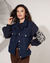 Teddy gilet Nomae Donkerblauw