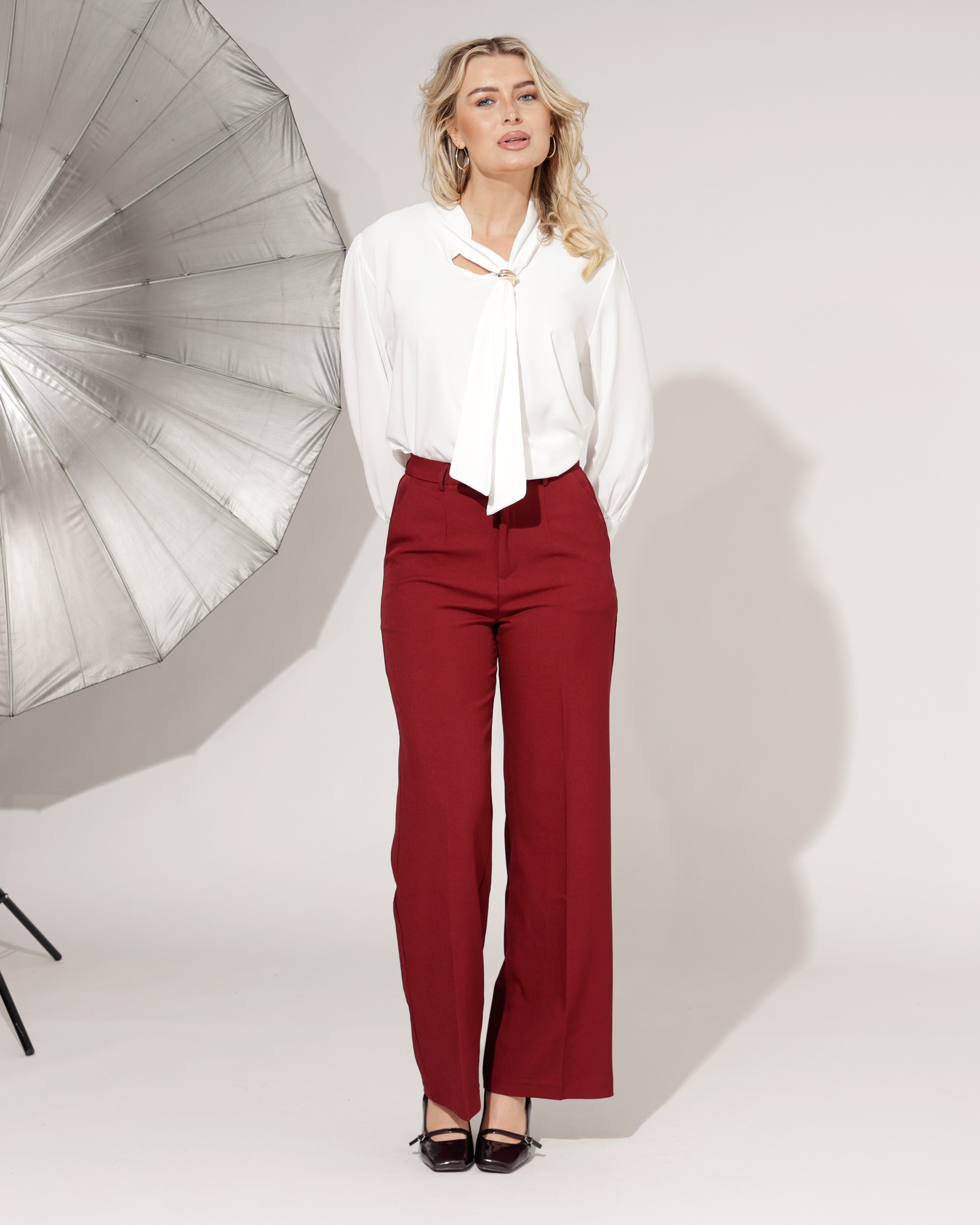 Norfy | Pantalon Cici Bordeaux