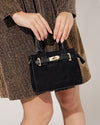 Suede-look Tas Lianne Zwart