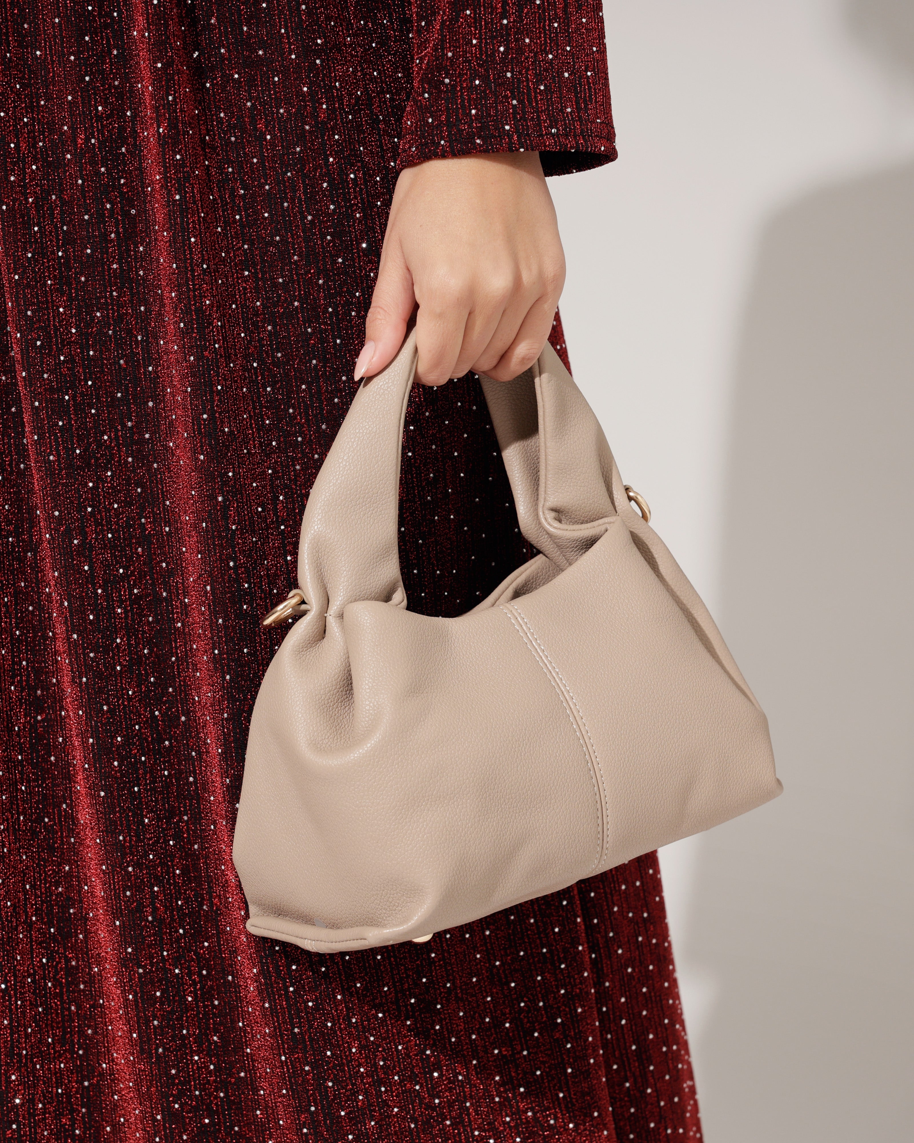 Lange glitter jurk Jonny Rood