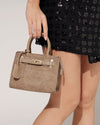 Suede-look Tas Lianne Taupe