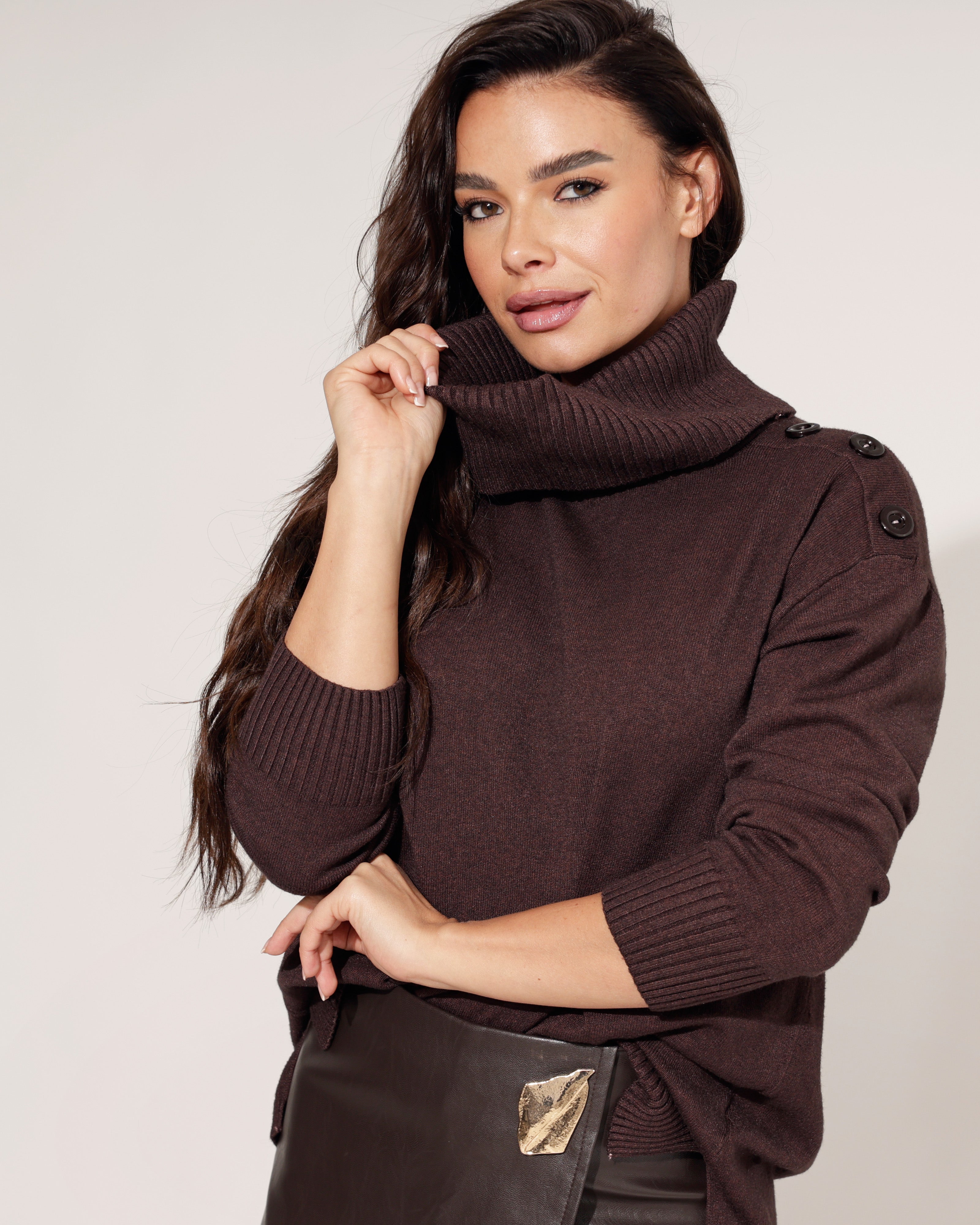 Trui Manoe Donkerbruin