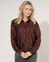 Blouse Denise Donkerbruin