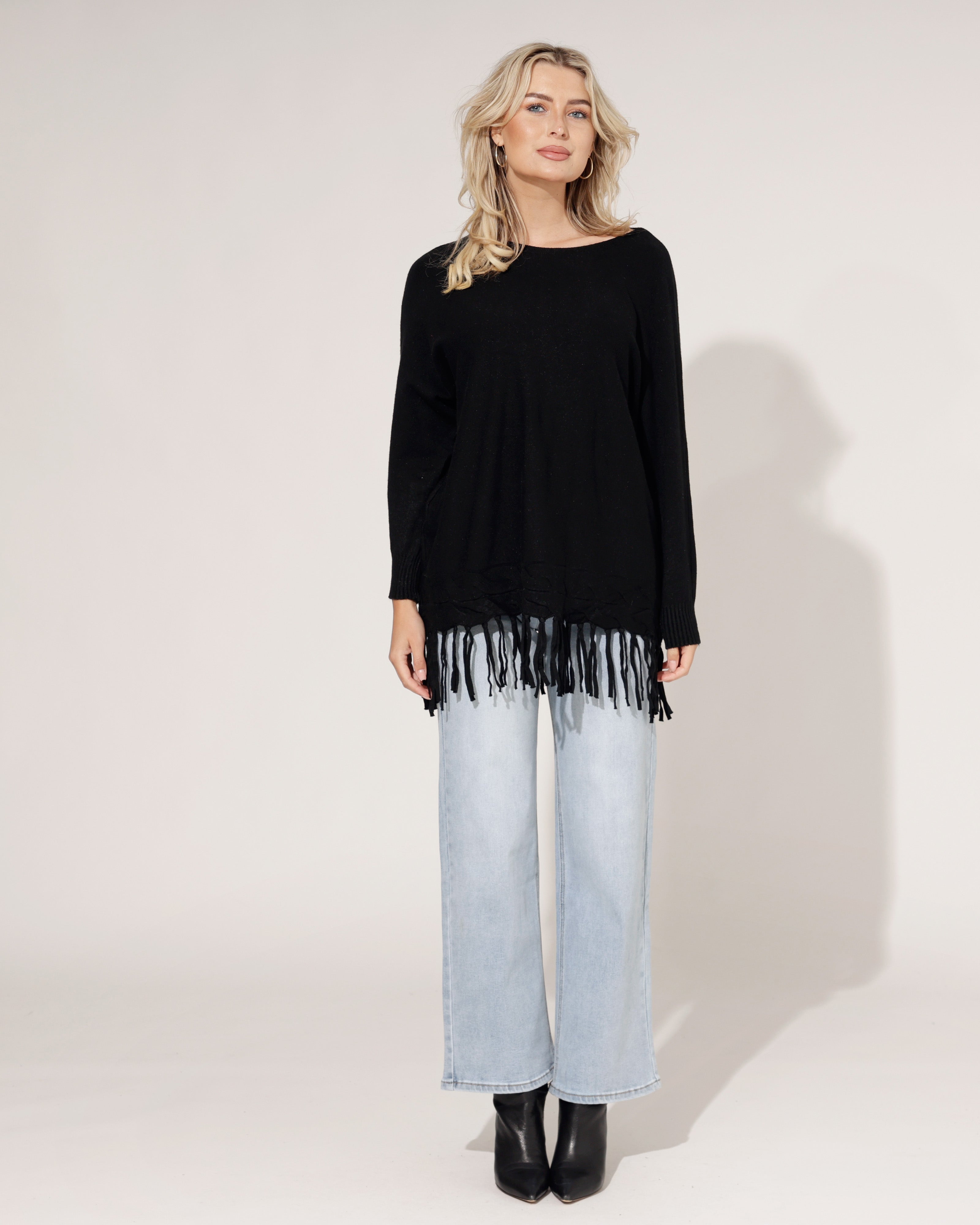 Folyrose | Wide leg jeans Jane Blauw