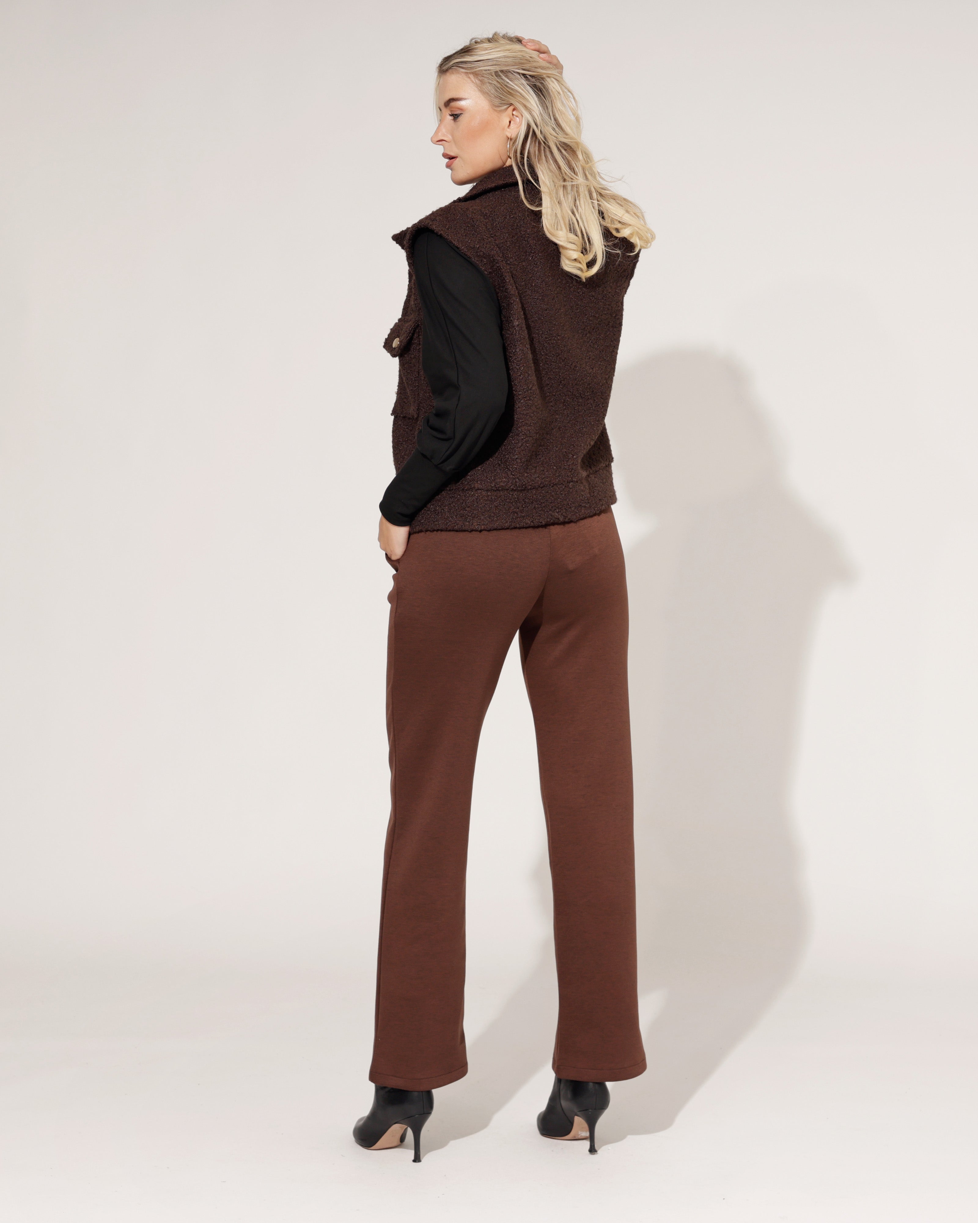 Broek Marlot Donkerbruin