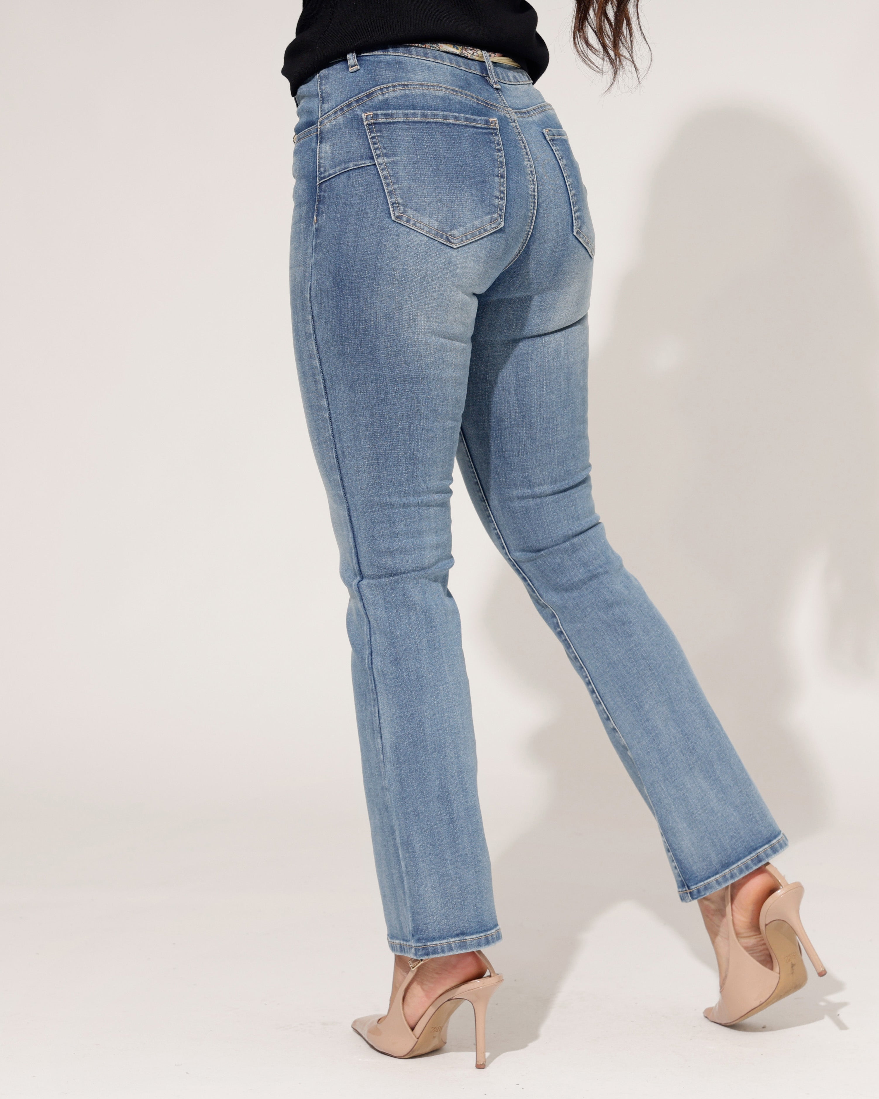 ZAC & ZOE | Flared jeans 3252 Blauw