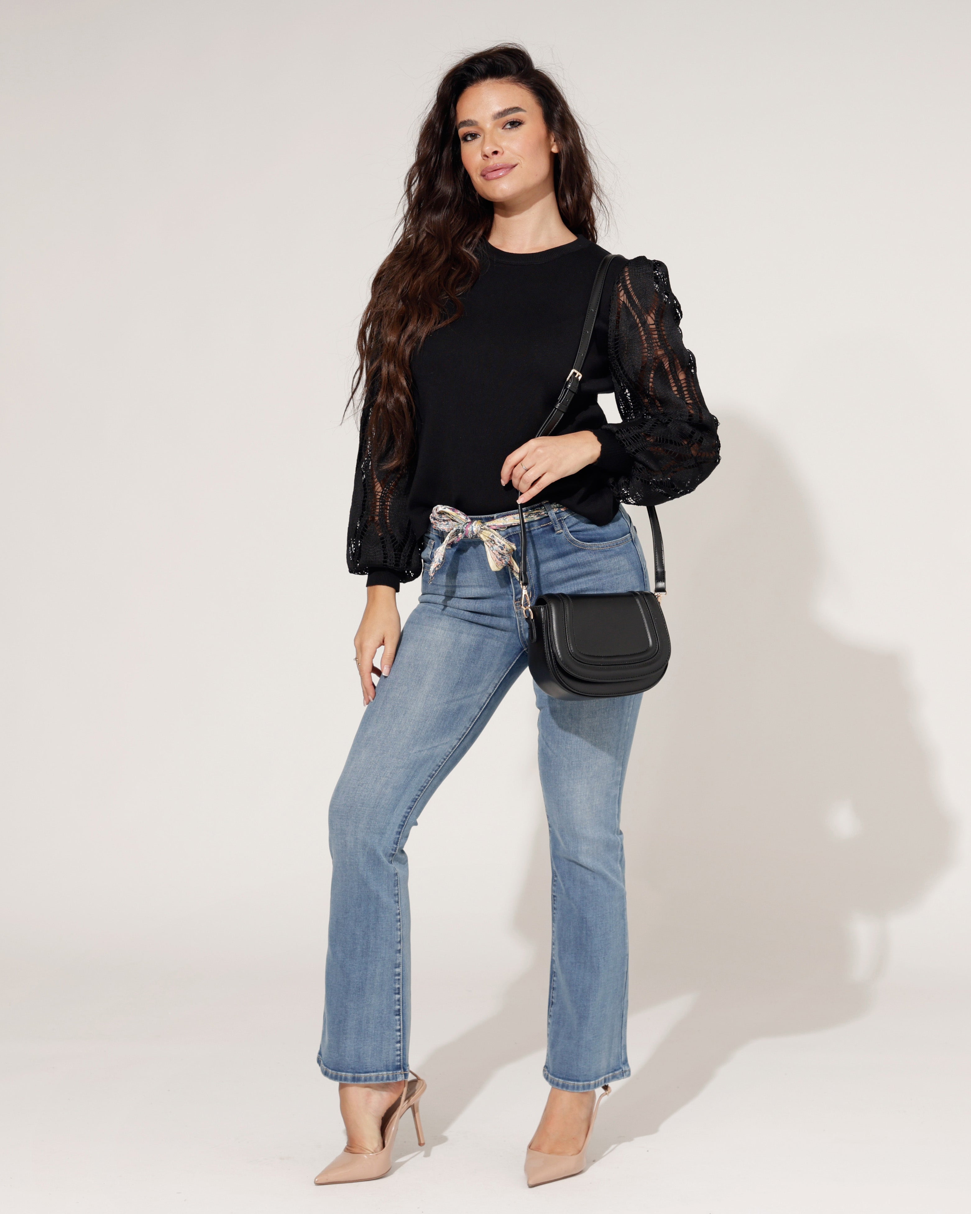 ZAC & ZOE | Flared jeans 3252 Blauw