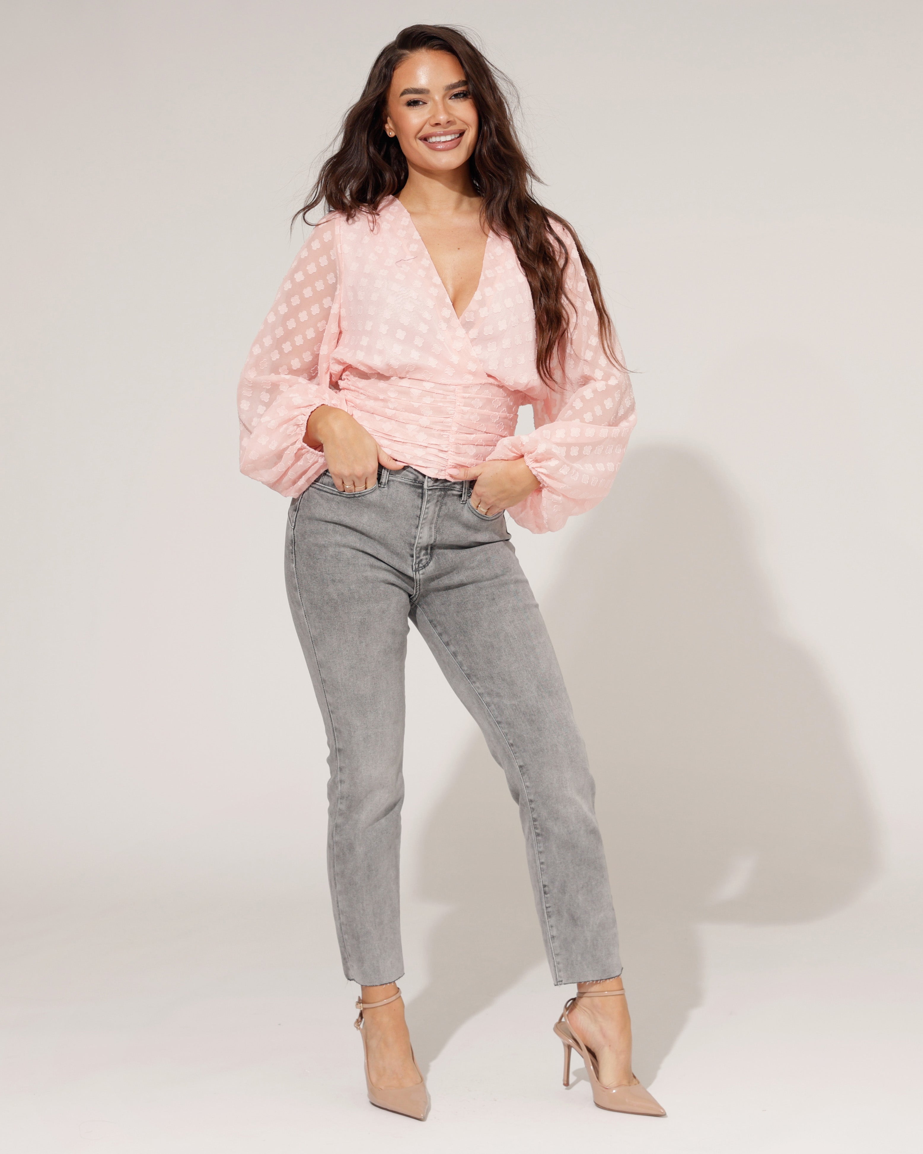 Redseventy | Mom jeans Pris-21 Grijs