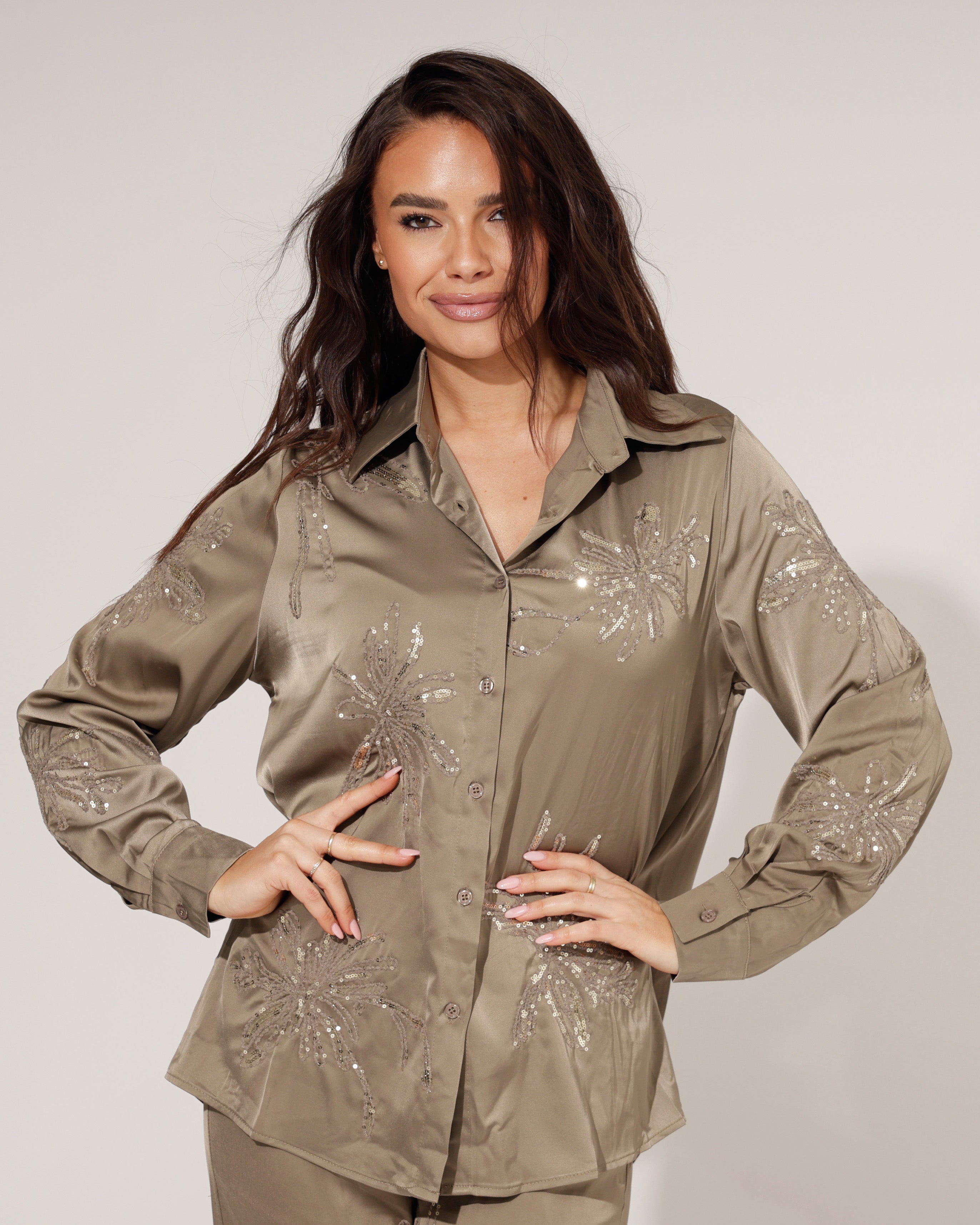 Co-ord set Fantastic Donkergroen