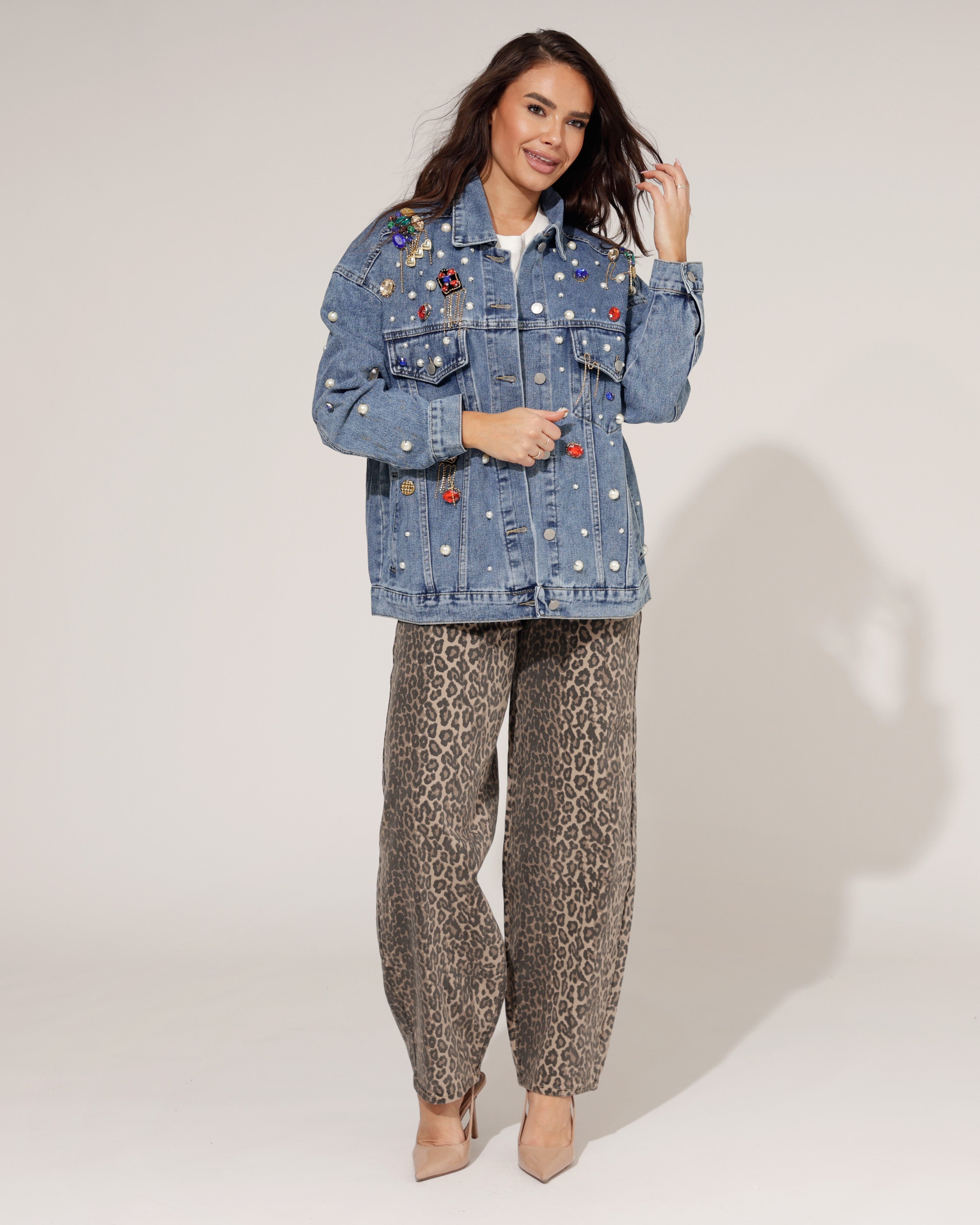 Spijkerjacket Felice Blauw