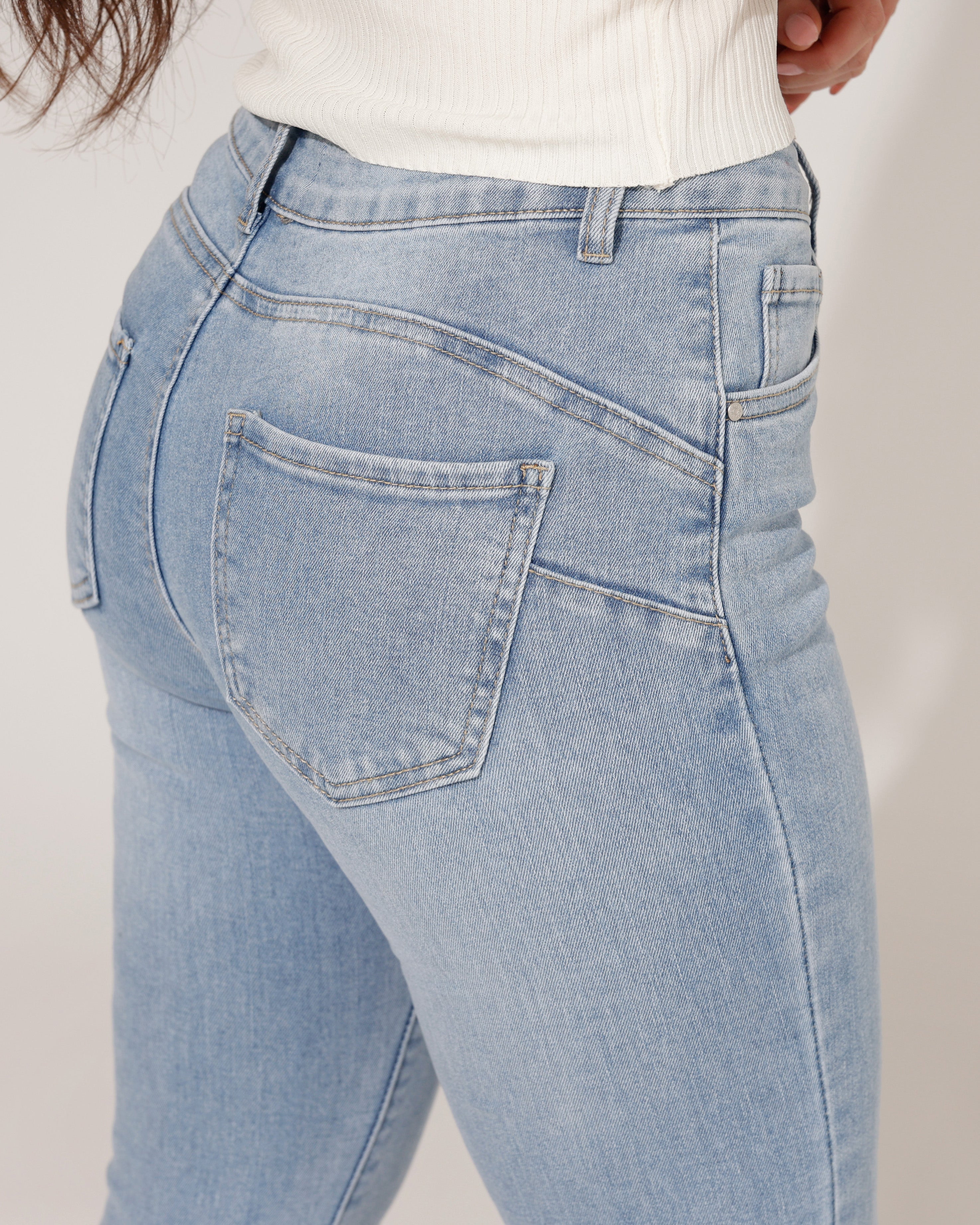 Goodies | Flared jeans Elena Lichtblauw
