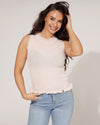 Hemd met glitter Hailey Lichtroze