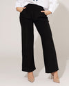 Wide leg broek Quinn Zwart