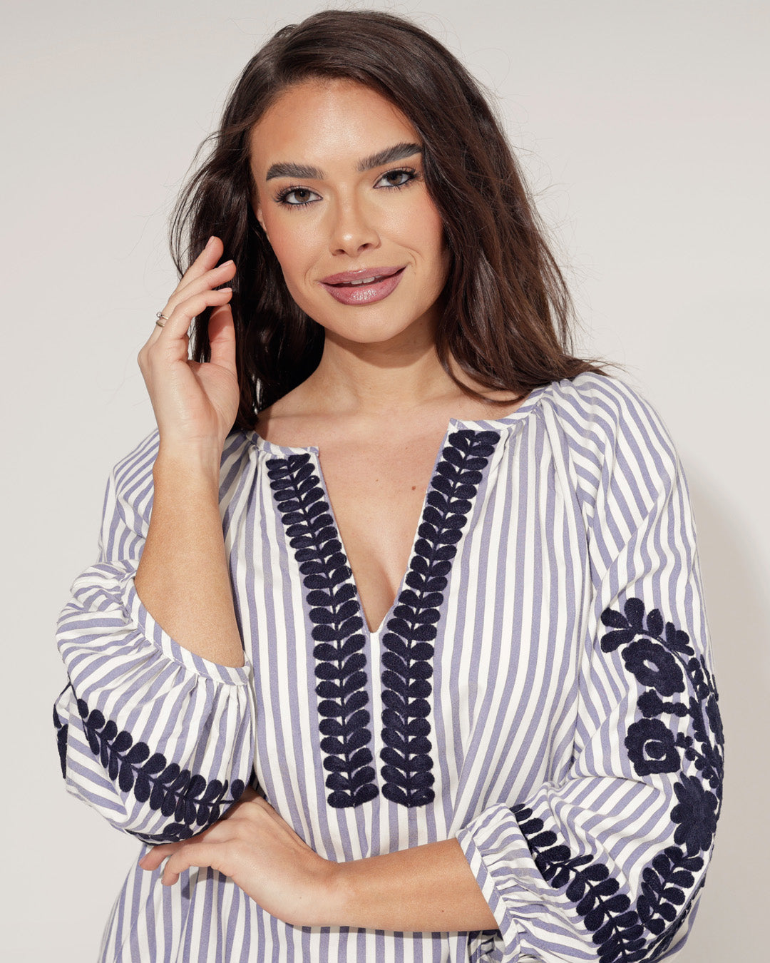 Blouse Vivie Blauw