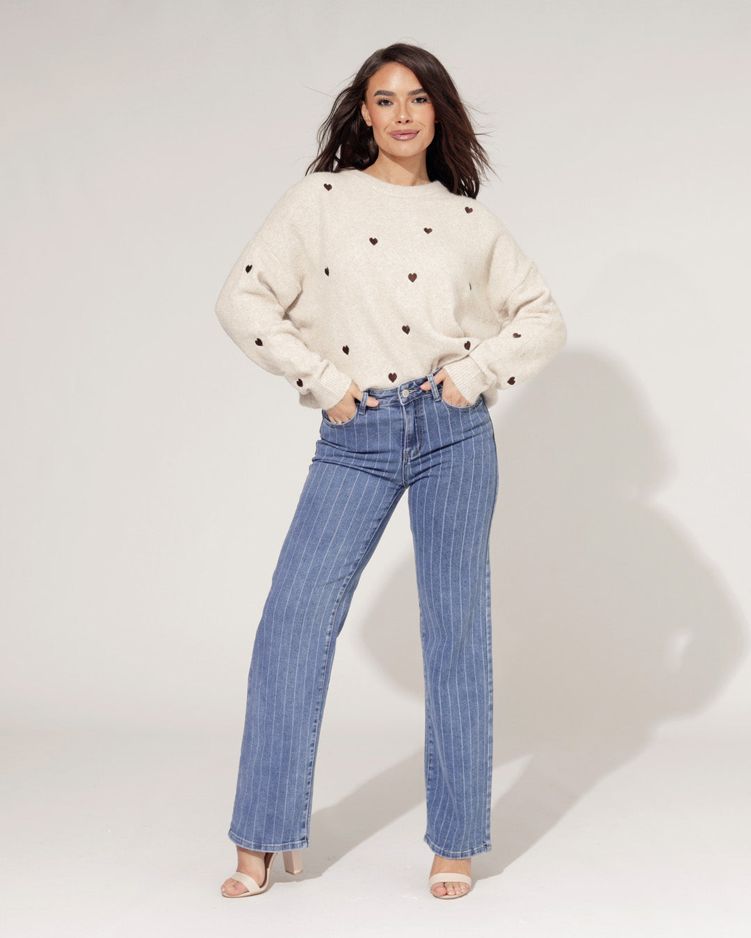 Hello Miss | Wide leg jeans Kiki Blauw