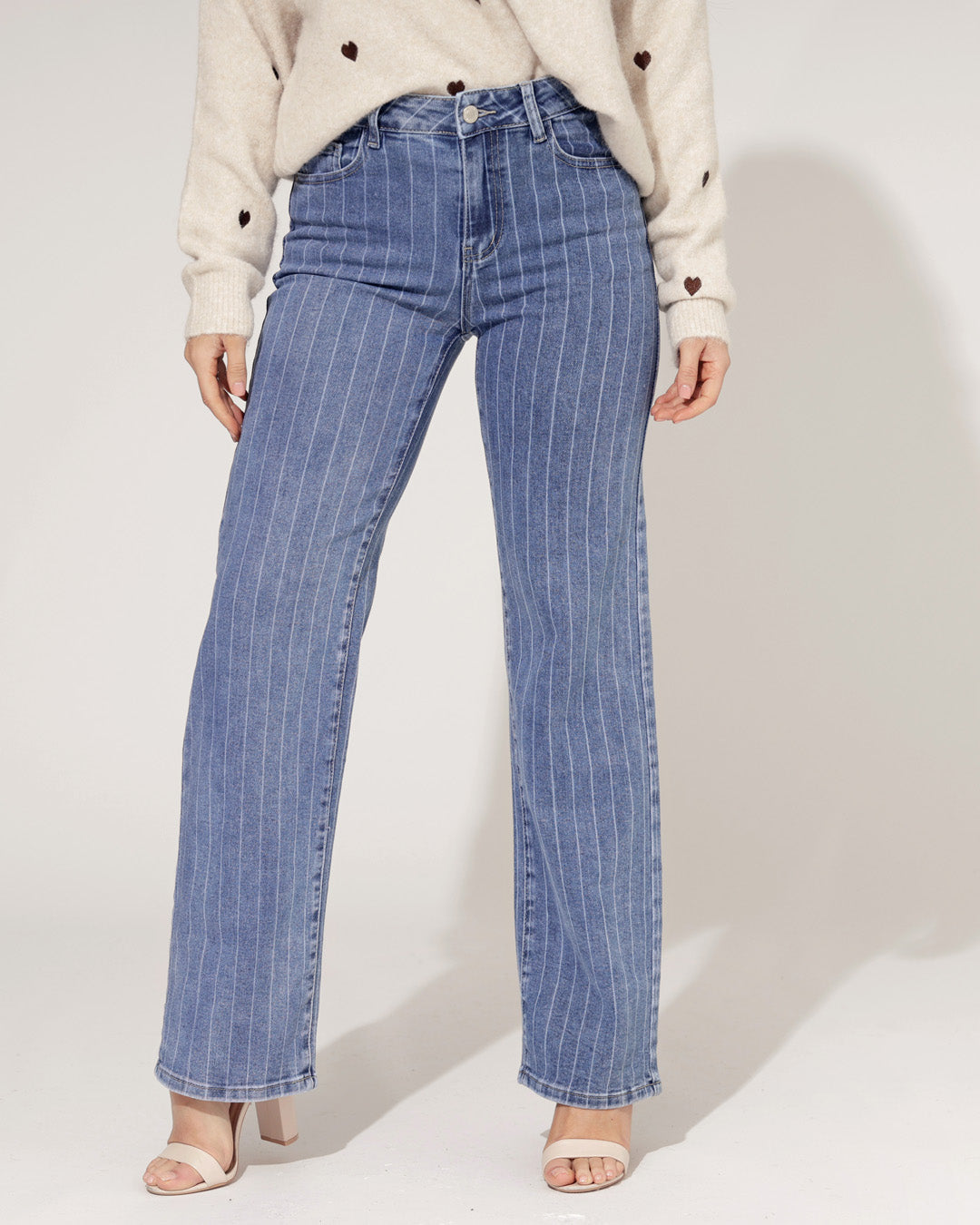 Hello Miss | Wide leg jeans Kiki Blauw