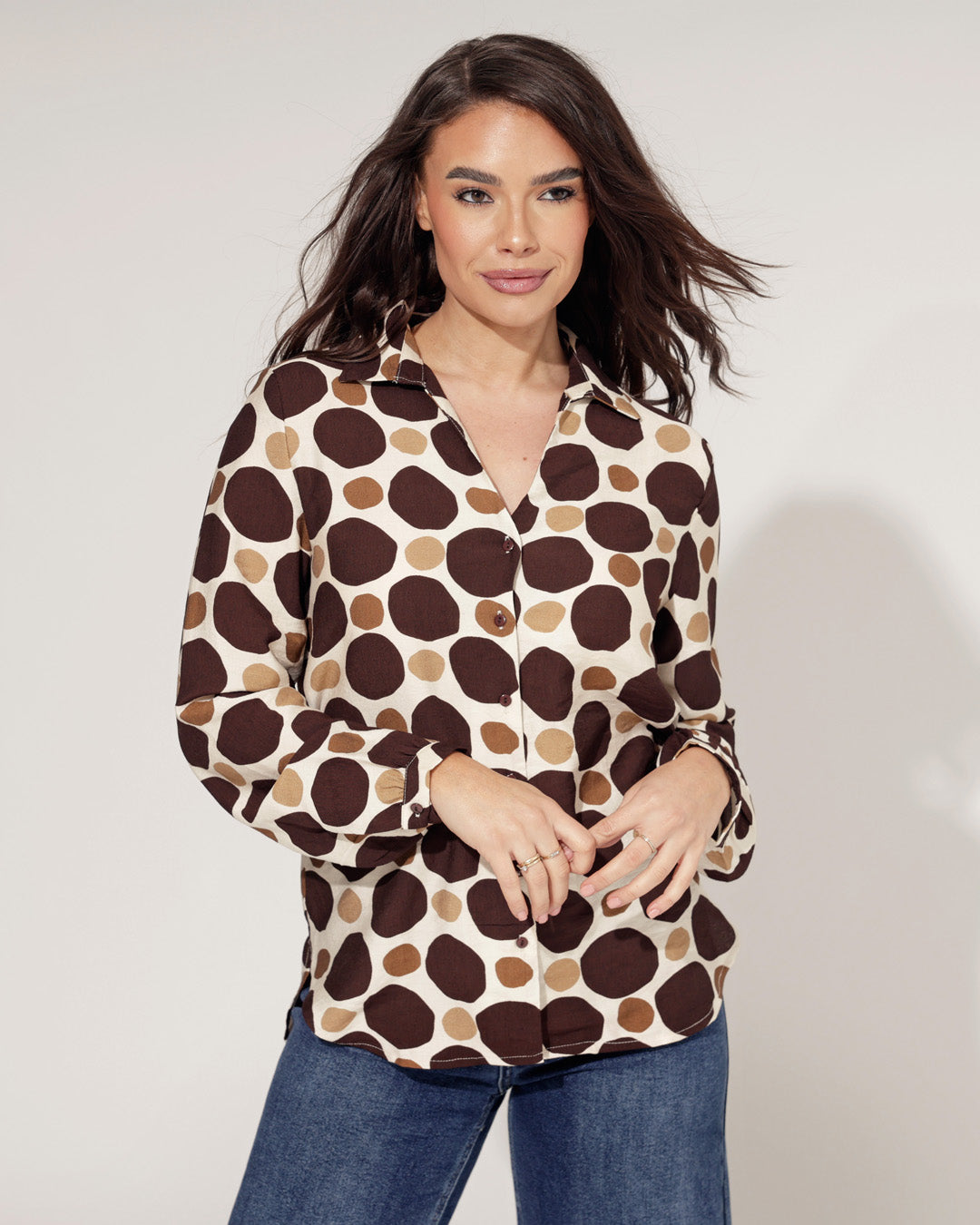 Blouse Alix Bruin