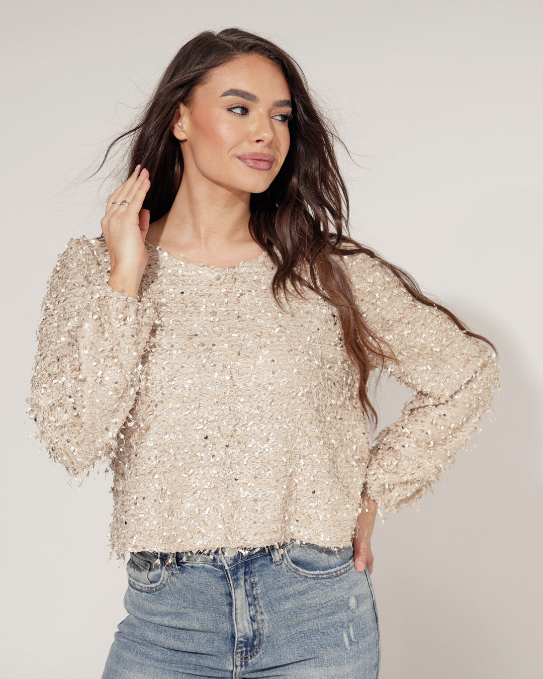 Top Jenna Taupe