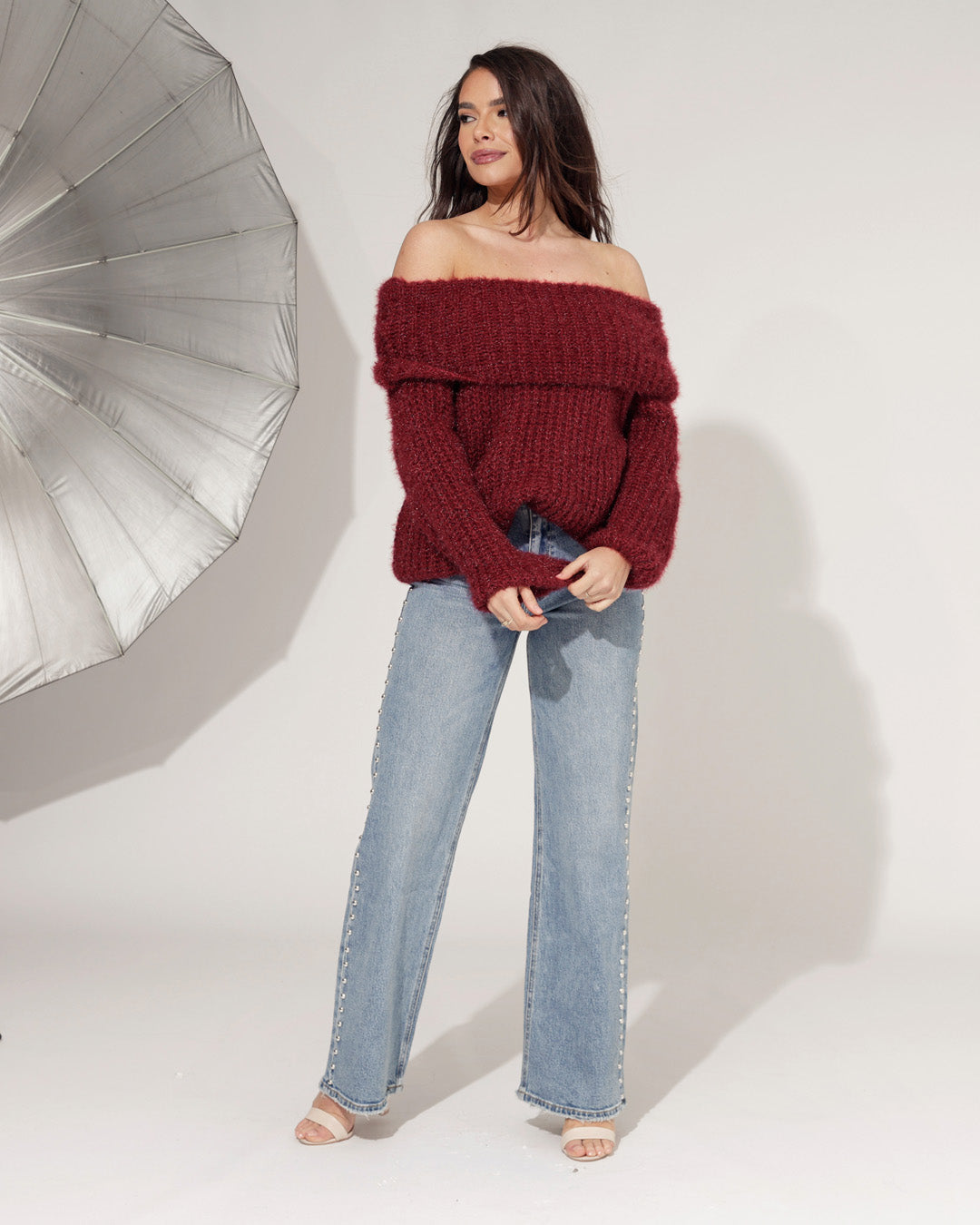 Trui Elsa Bordeaux