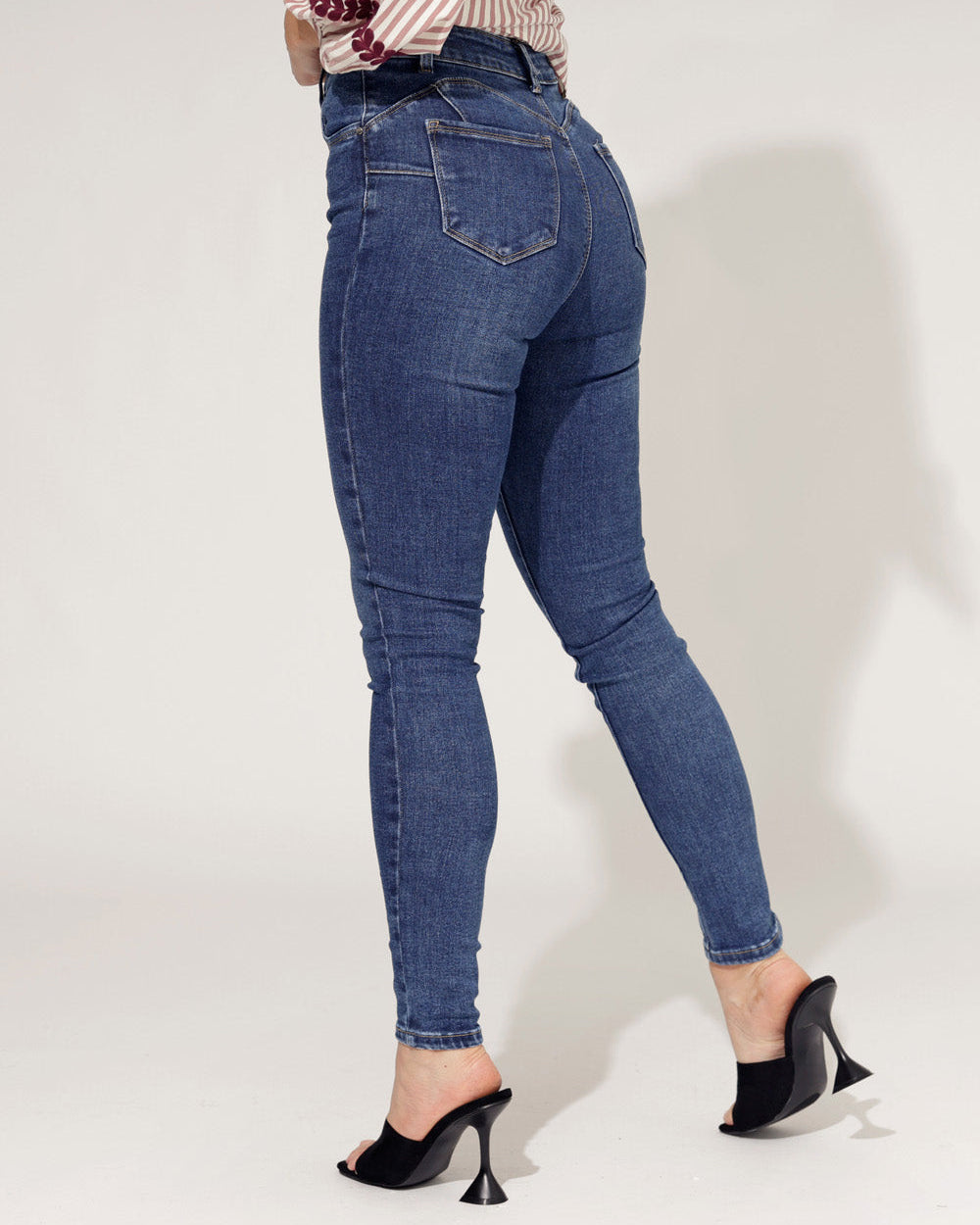 Goodies | Skinny jeans, Push up Nore Donkerblauw