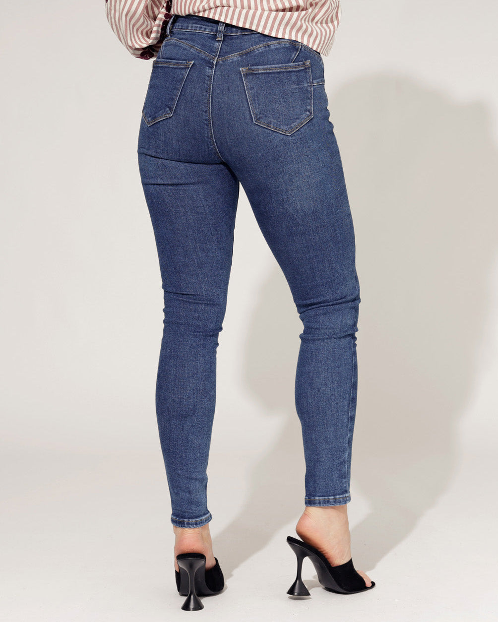 Goodies | Skinny jeans, Push up Nore Donkerblauw