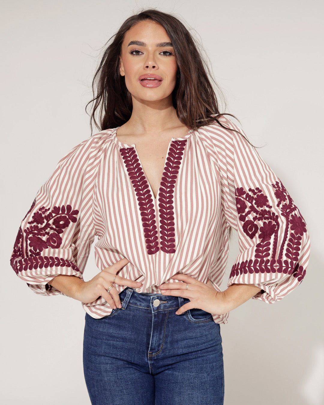 Blouse Vivie Bordeaux