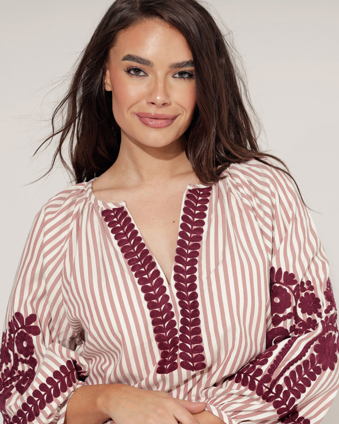 Blouse Vivie Bordeaux