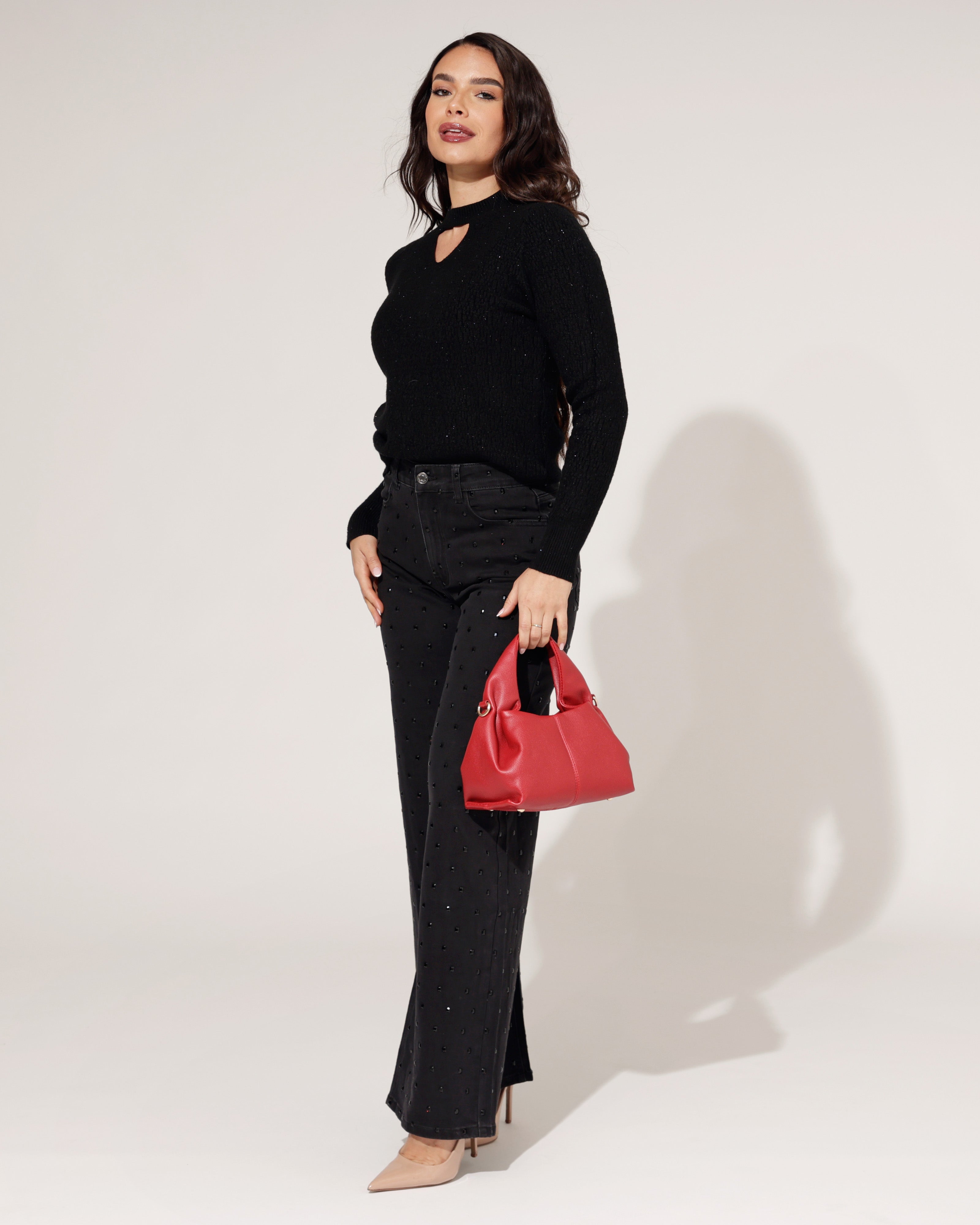 Schoudertas Amy Rood