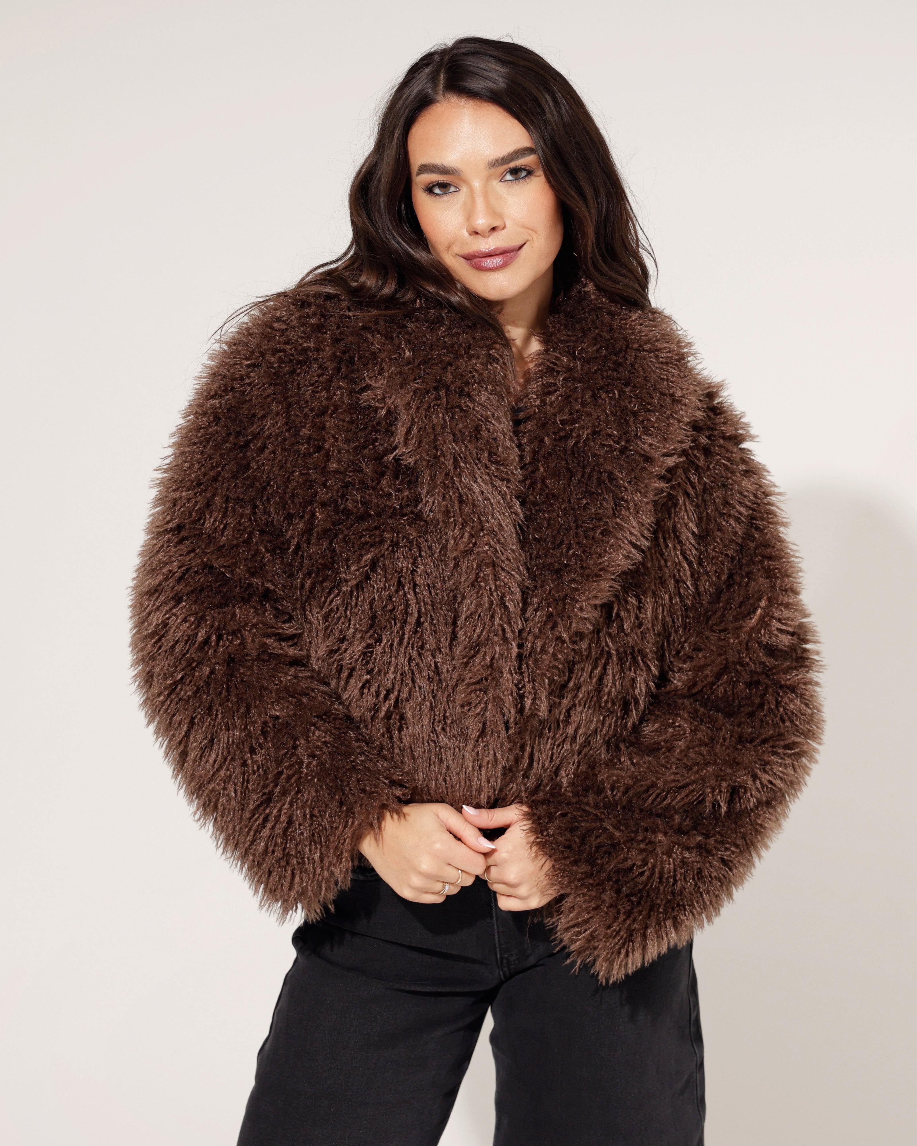Fake fur jacket Lulu Bruin