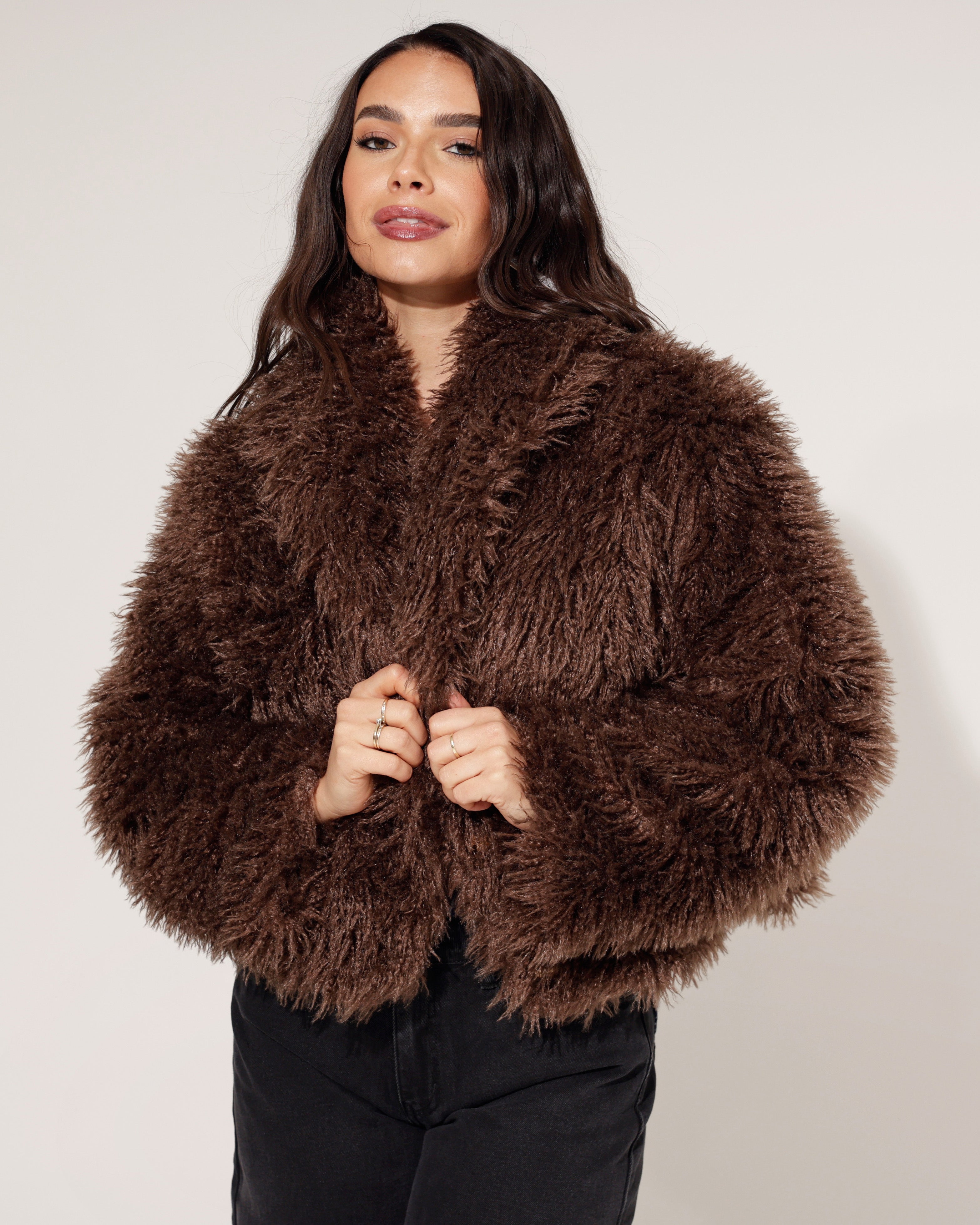 Fake fur jacket Lulu Bruin