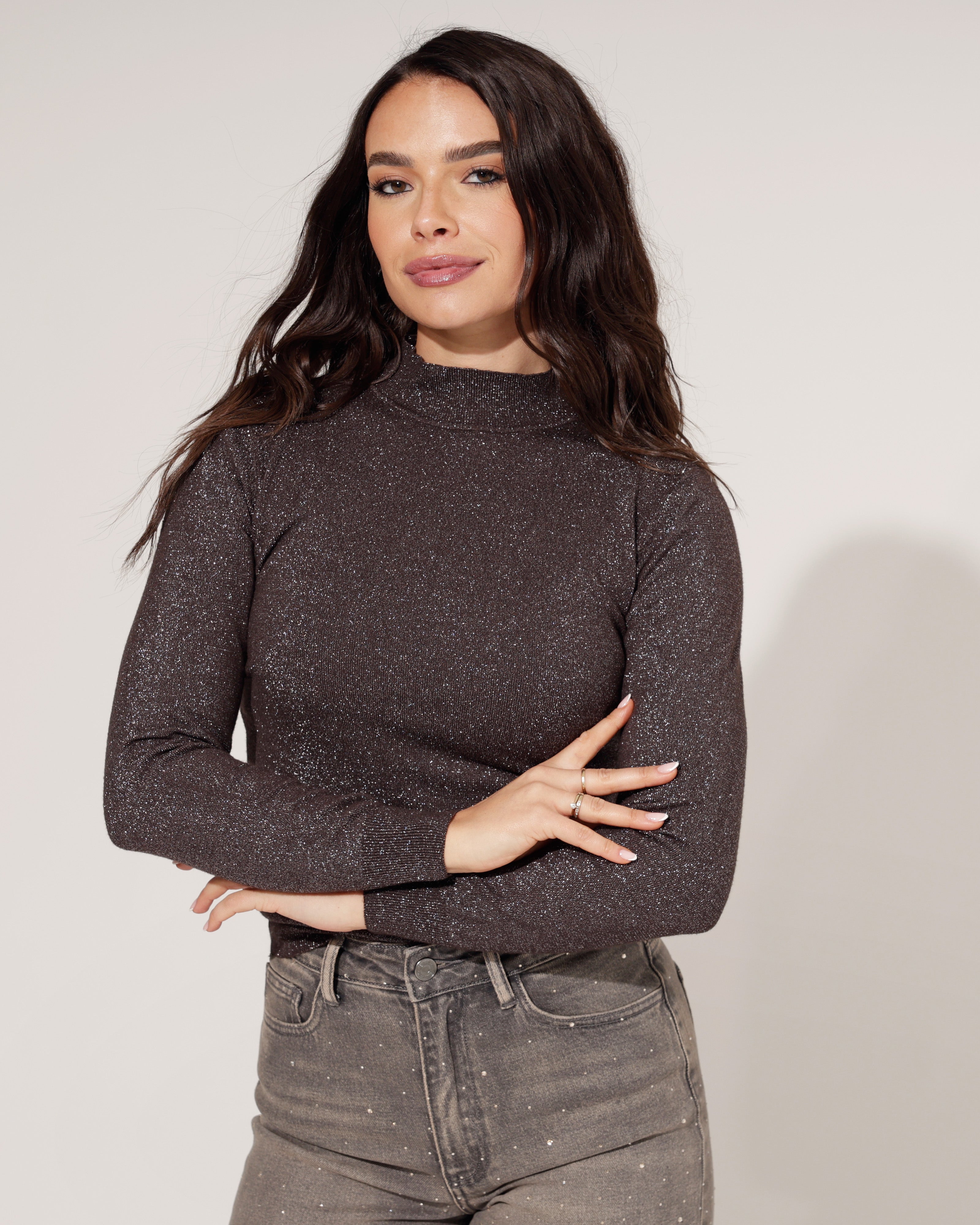 Glitter coltrui Lott Donkerbruin