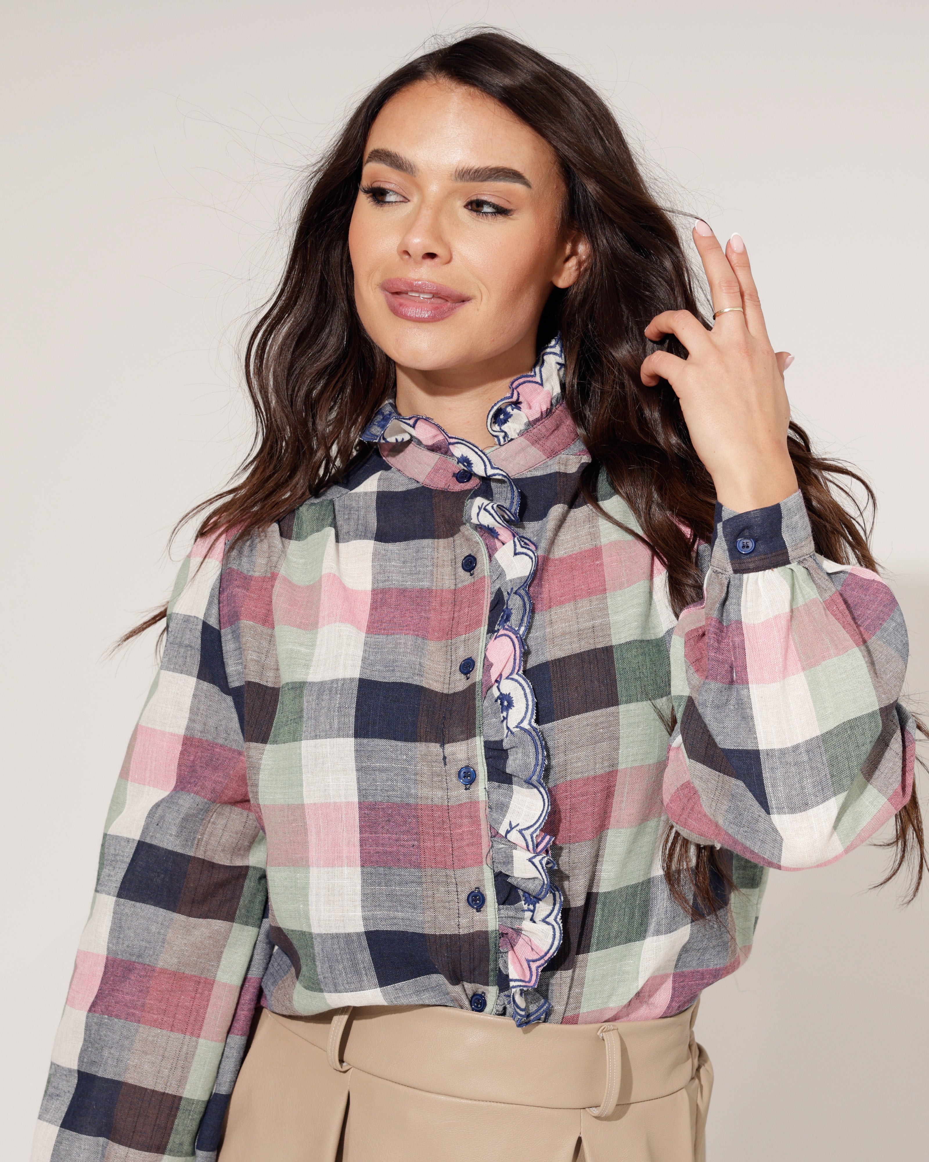 Blouse Gina Donkerblauw